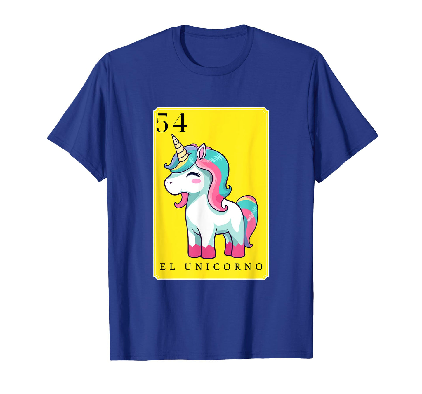 El Unicorno Funny Spanish-Mexican Bingo Cards The Unicorn T-Shirt