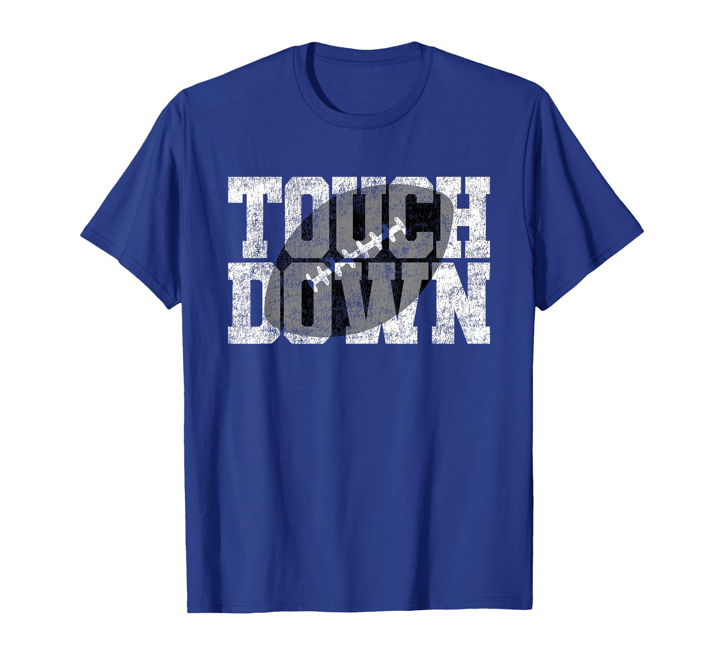Football Fan Gear Vintage Touchdown Graphic Novelty T-Shirt