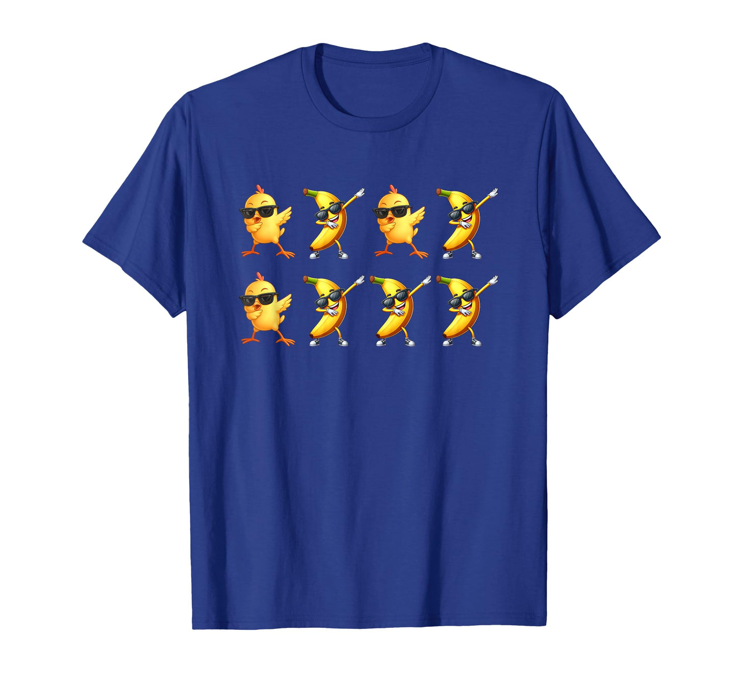 Funny Chicken Banana For Men Women Teens Kids T-Shirt