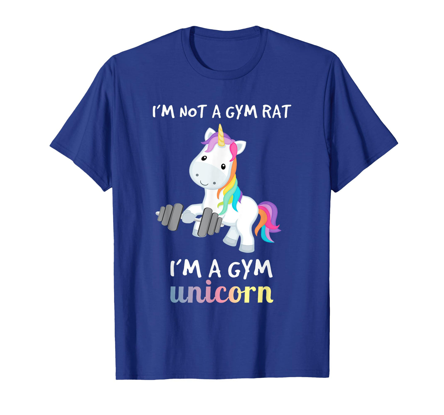 Funny Gym T Shirt Fitness Training Unicorn Lover Gifts Women T-Shirt