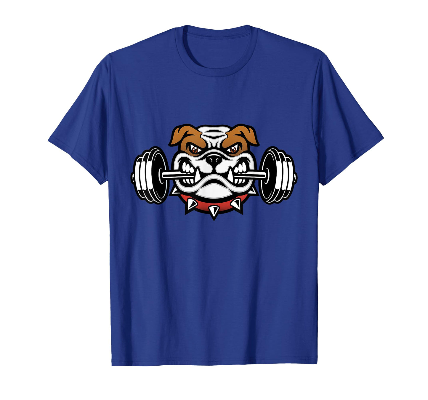 Funny Bulldog Weightlifting Fitness Gym T-Shirt for Men Women Kids