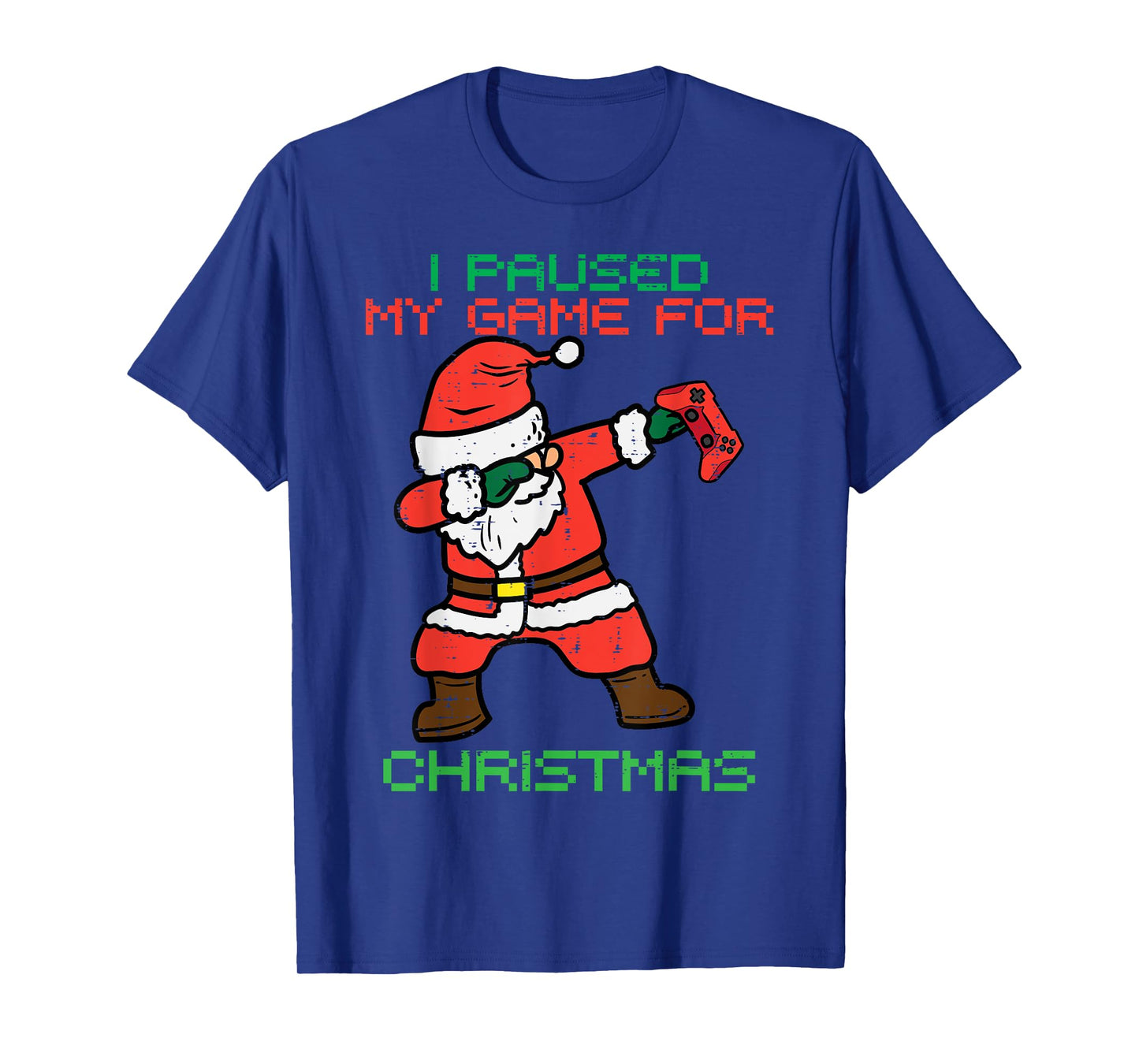 Paused My Game Christmas Santa Dab Xmas Toddler Boys Kids T-Shirt