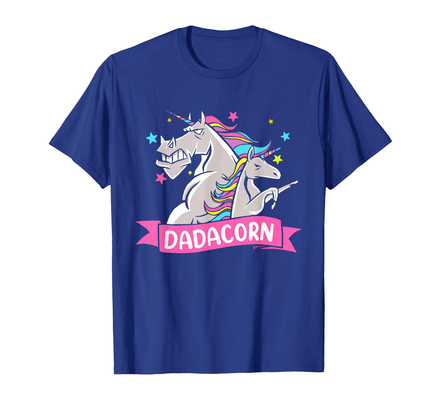 Fathers Day Gift Unicorn Dad Shirt Funny Dadacorn Kids Men T-Shirt