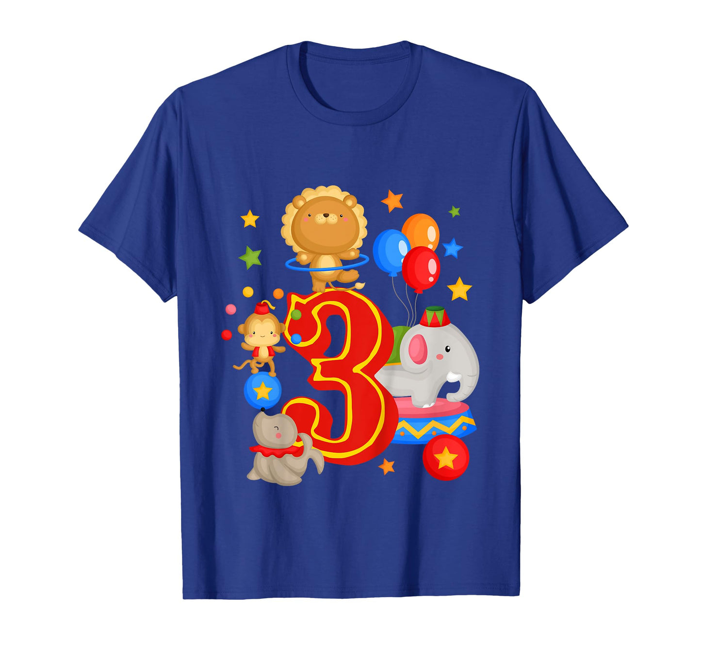 Circus Birthday 3rd Birthday Carnival 3 Years Old T-Shirt