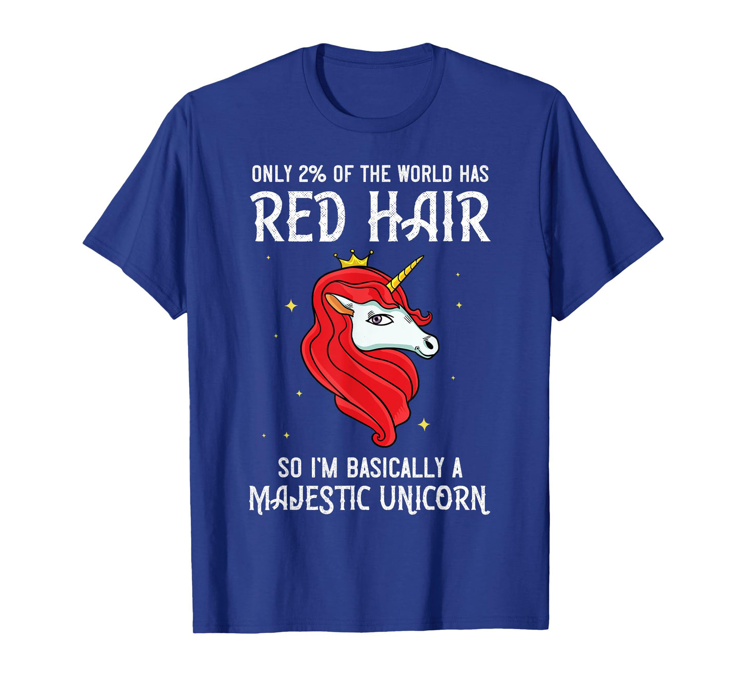 Red Hair Unicorn Redhead Funny Red Headed T-Shirt