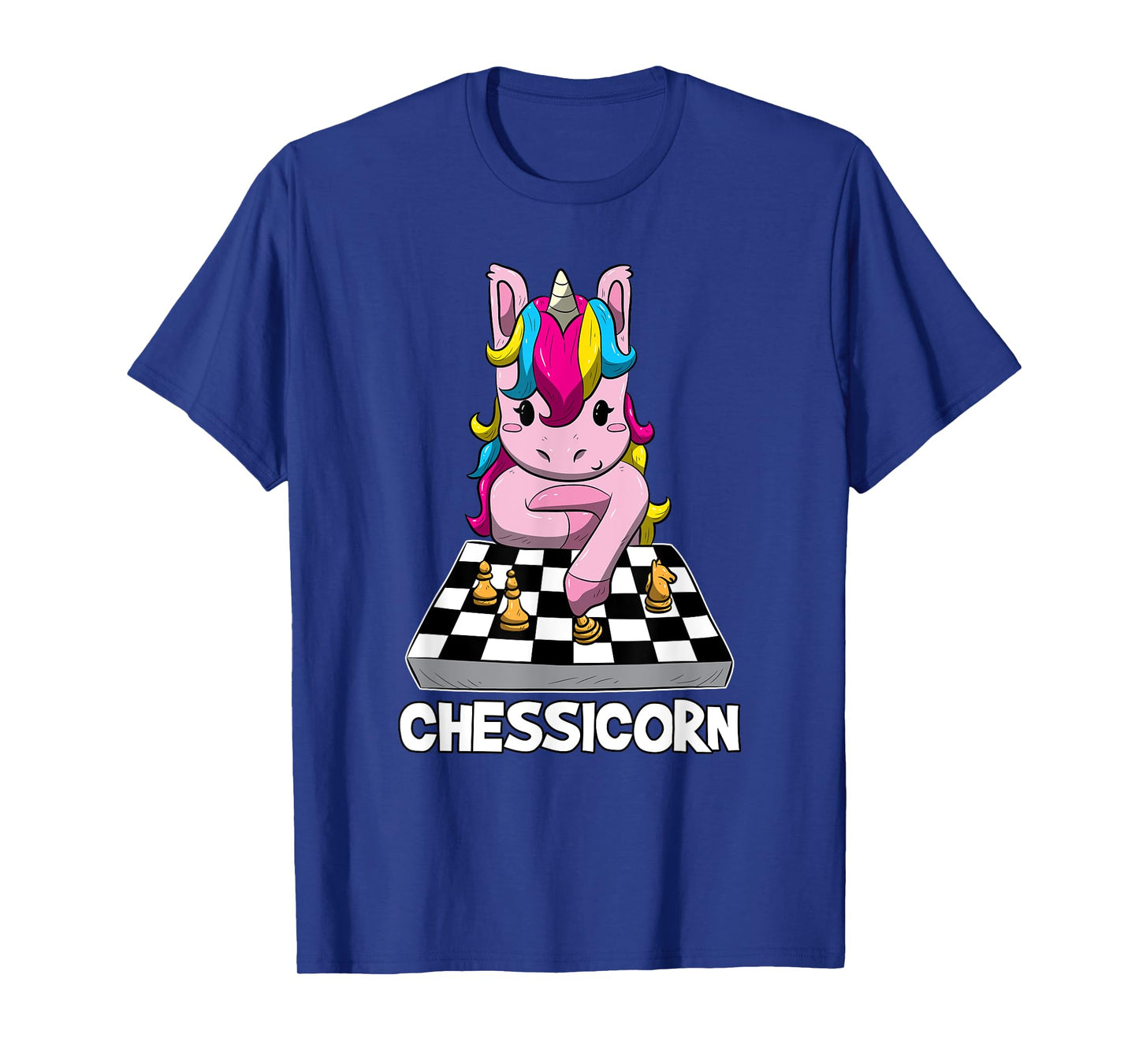 Chessicorn Funny Unicorn Plays Chess Gift T-Shirt