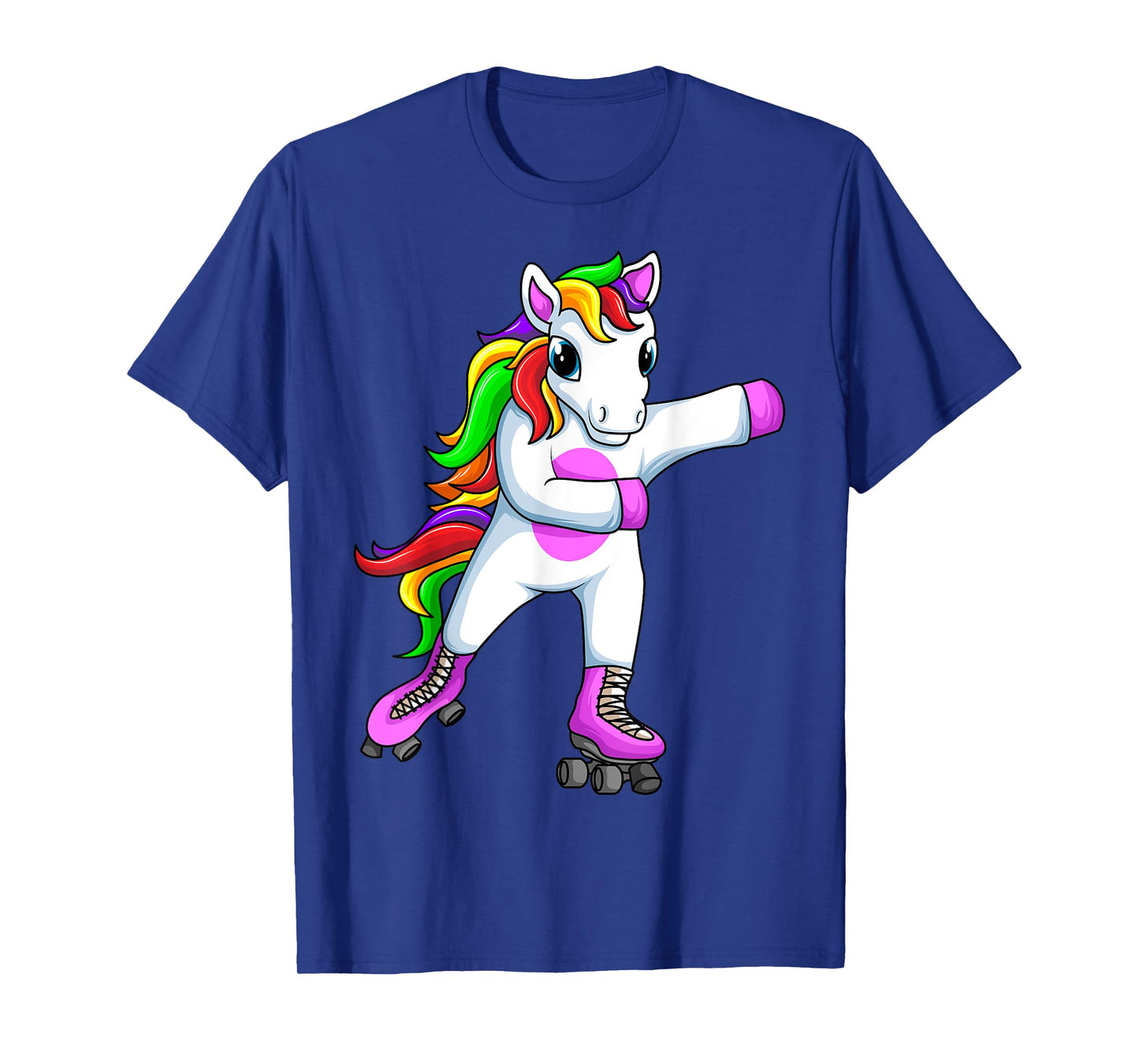 Roller Girl Unicorn Roller Skates Skating Funny Girls T-Shirt