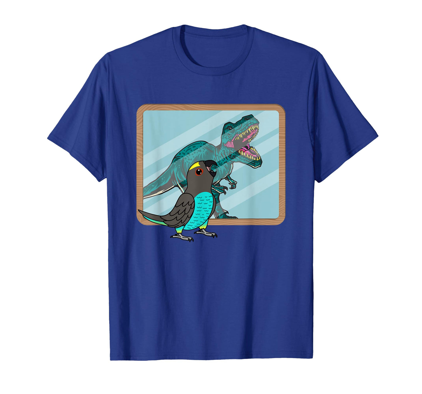 Parrot & T Rex Reflection I Meyers Parrot T-Shirt