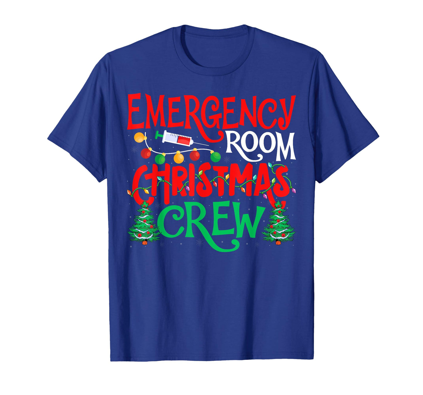 Emergency Room Christmas Crew ER Nurse Xmas Holiday Nursing T-Shirt