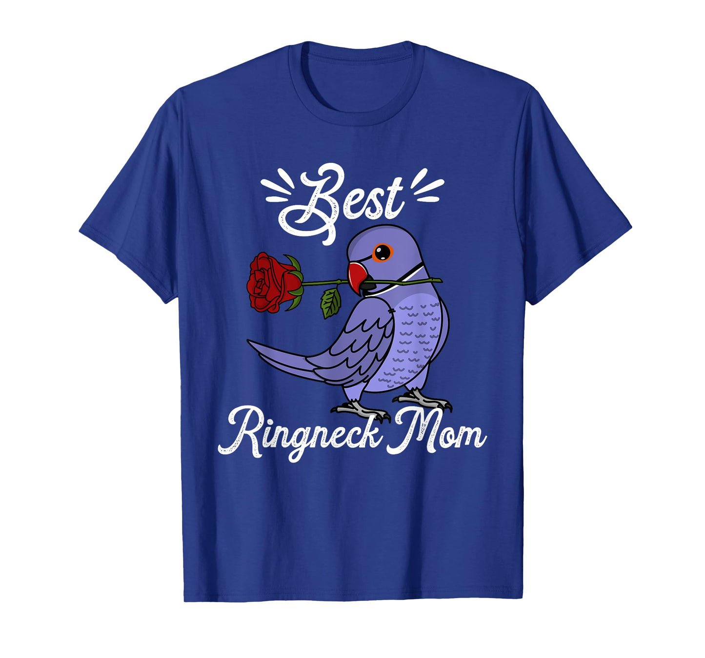 Best Parrot Mom I Violet Indian Ringneck T-Shirt