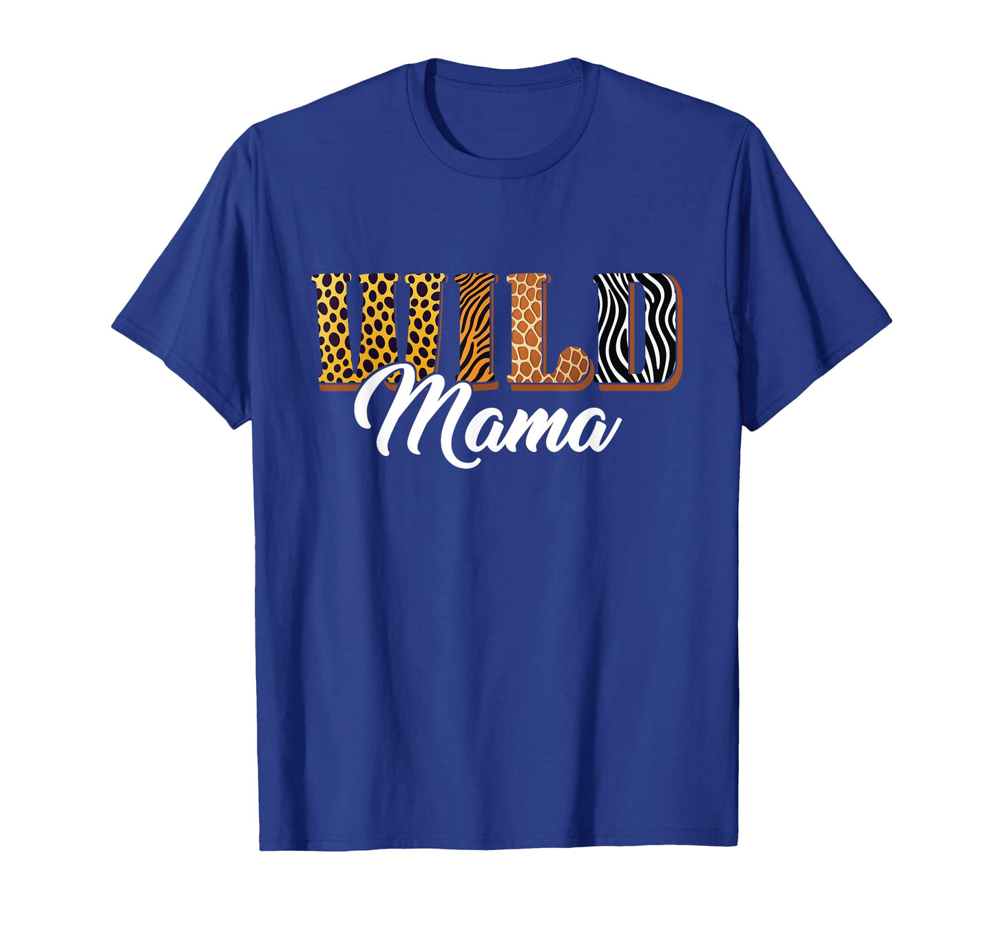 Wild Mama Zoo Safari Jungle Animal Birthday Matching Family T-Shirt