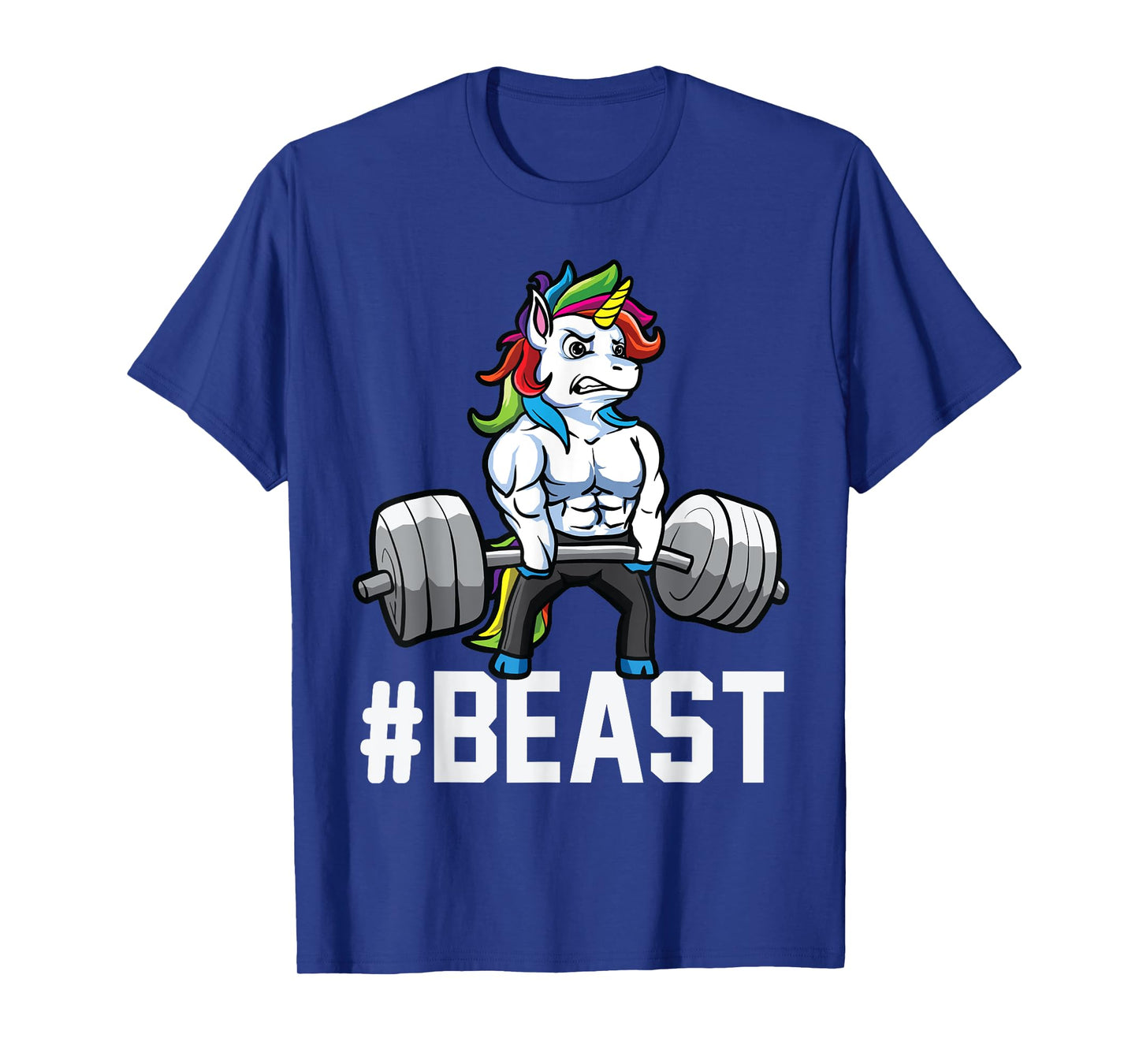Unicorn Deadlift Beast Weightlifting Graphic Getting Strong T-Shirt