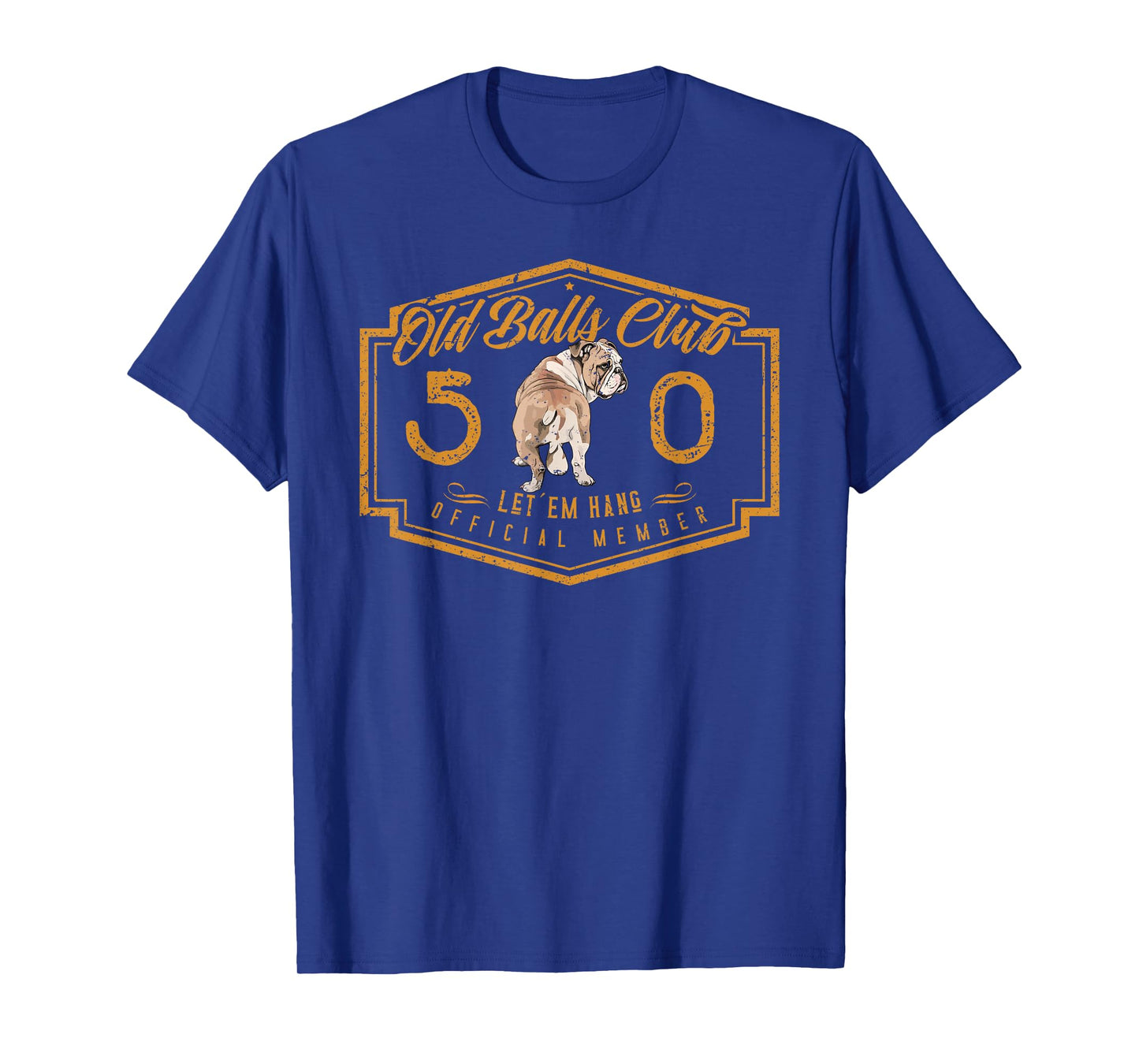 Old Balls Club 50 Years of Awesome Funny 50th Birthday Gag T-Shirt