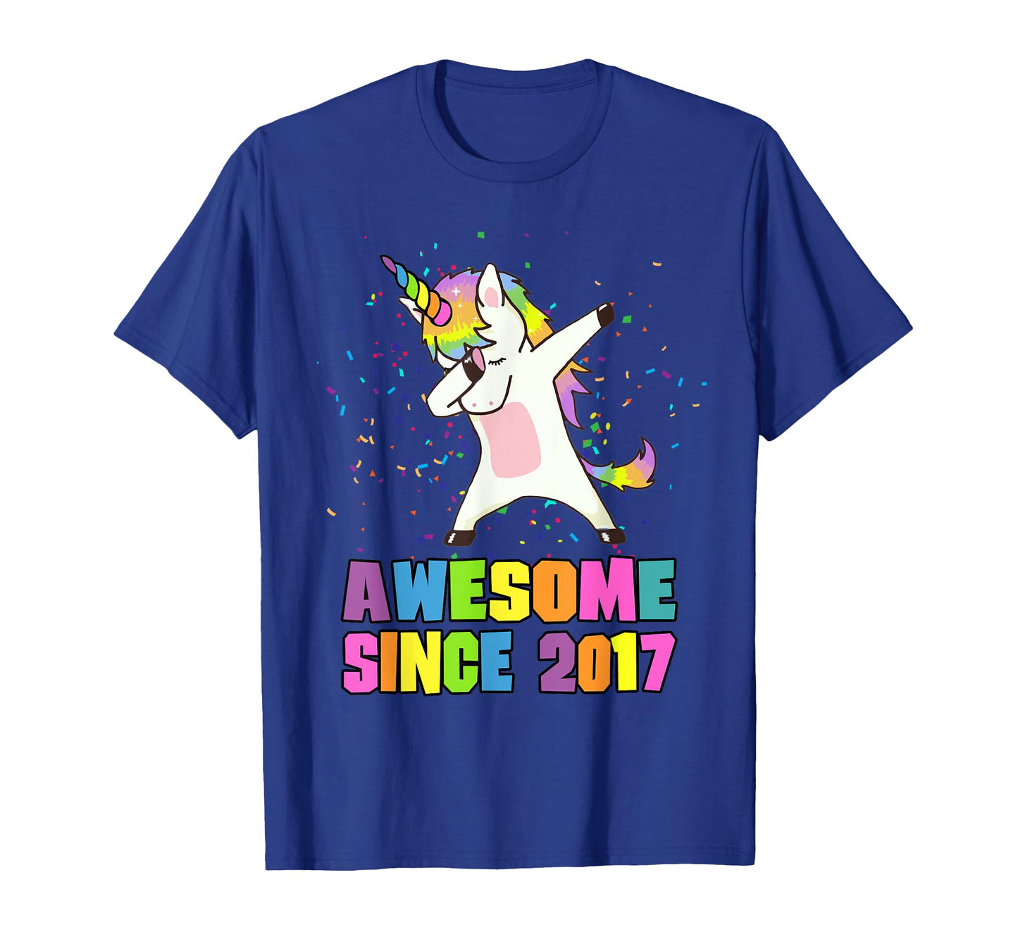 Awesome Since 2017 Unicorn T-Shirt