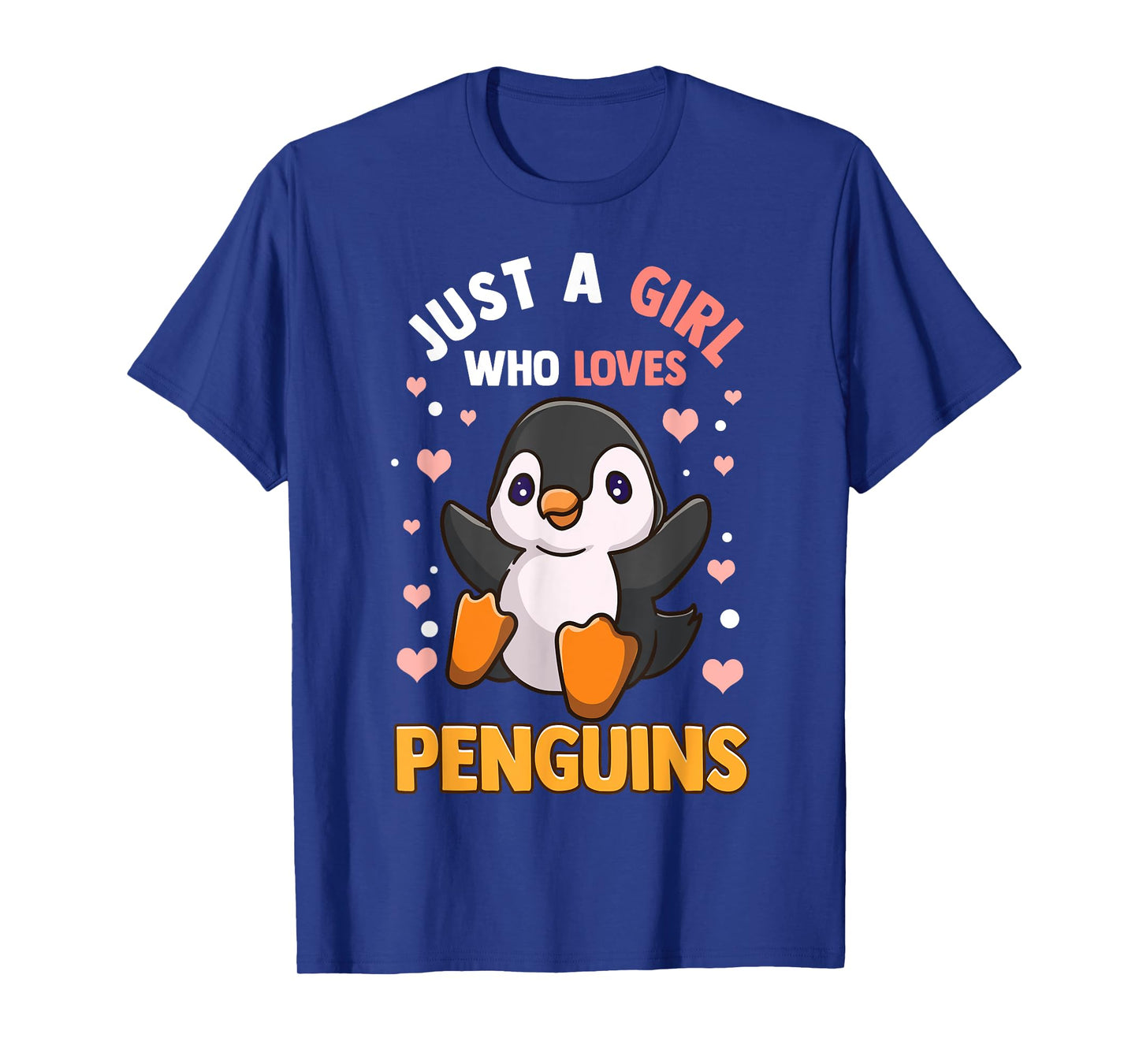 Penguin Shirt For Girls Just A Girl Who Loves Penguins T-Shirt