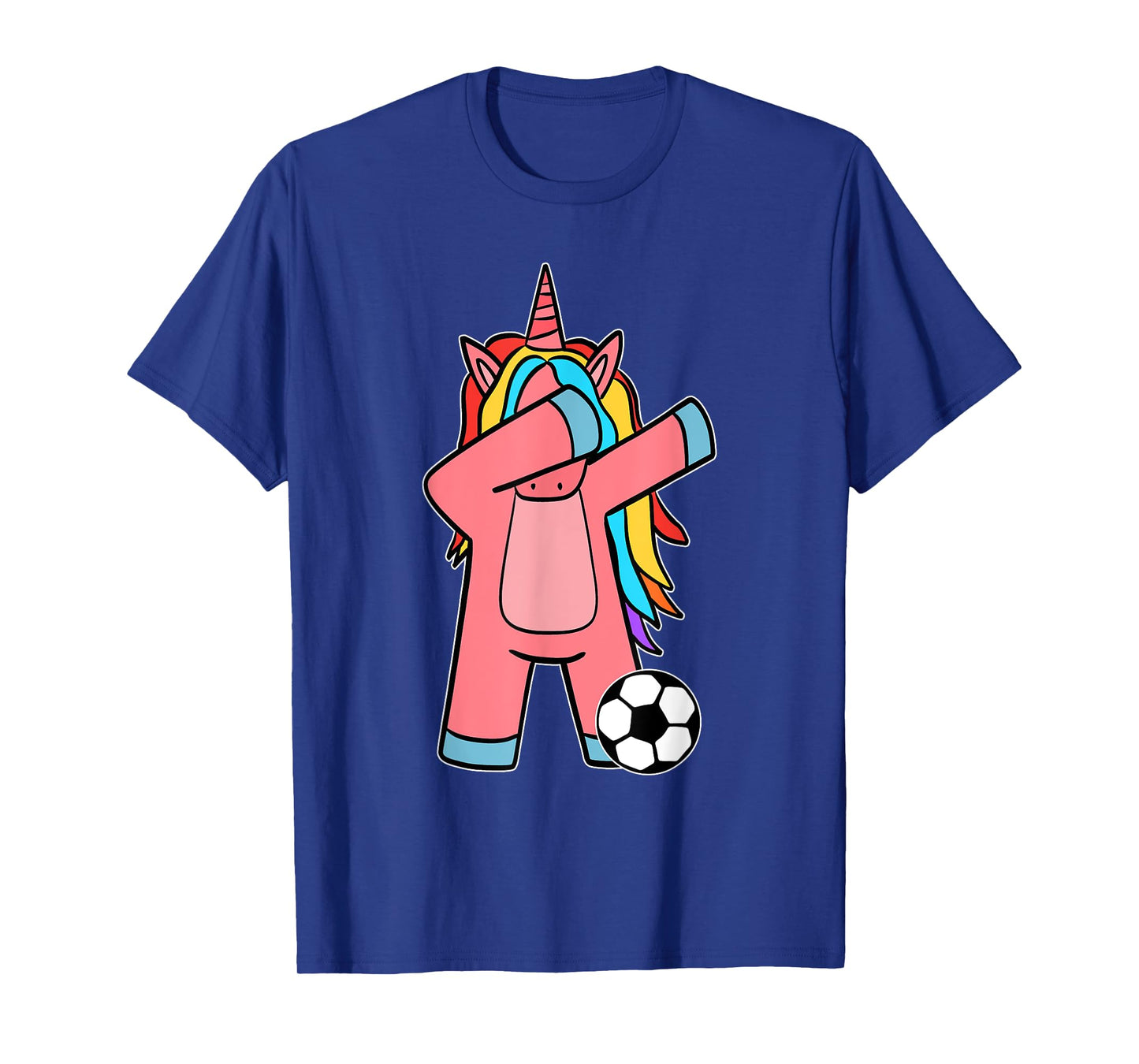 Soccer Girl Women Soccer Unicorn Soccer Ball T-Shirt