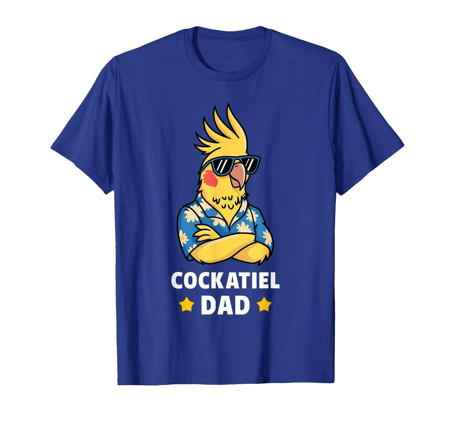 Cockatiel Art For Men Father Cockatoo Bird Cockatiel Lover T-Shirt