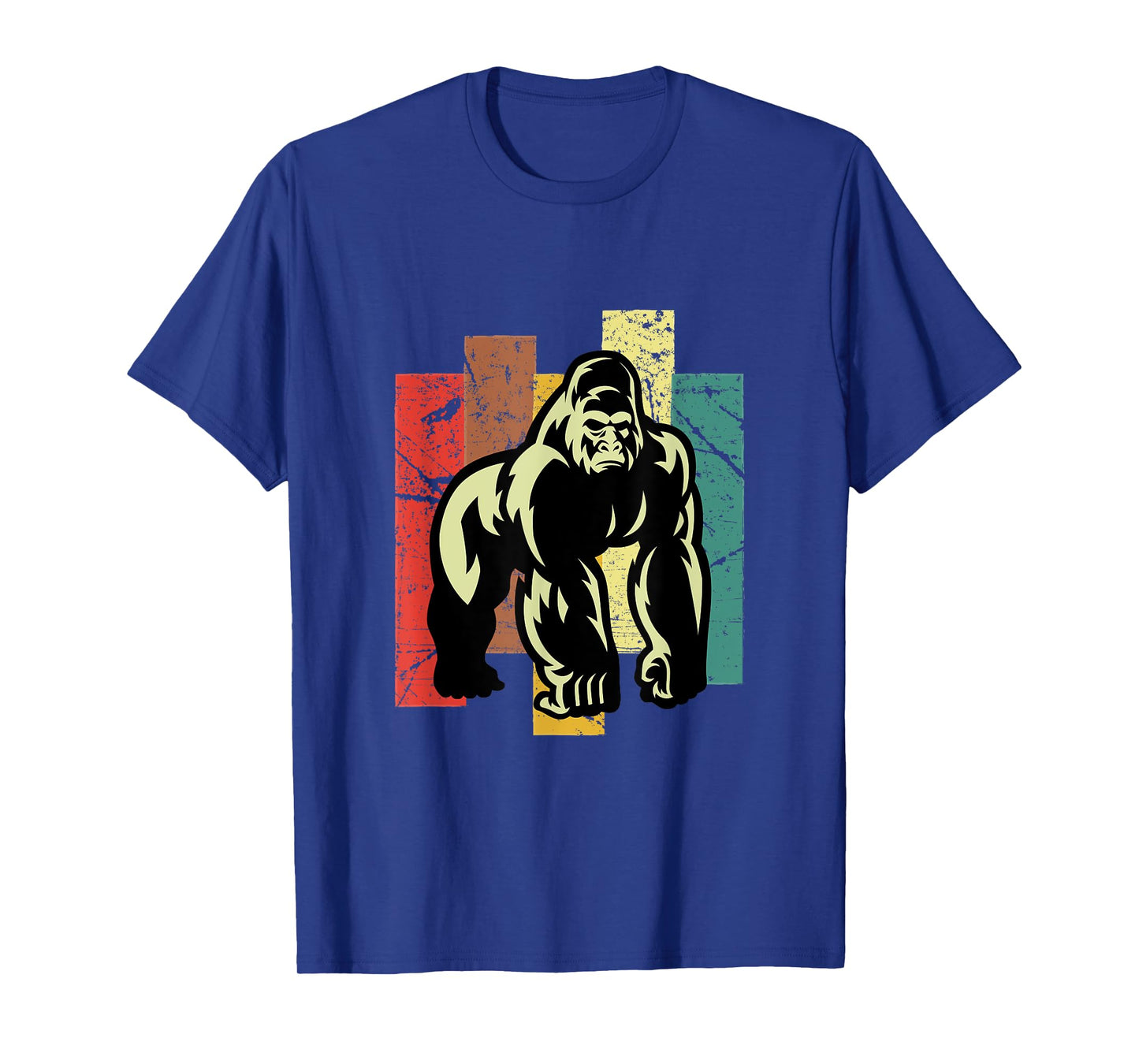 Gorilla Shirt Retro 70s Vintage Animal Lover Art Tshirt T-Shirt