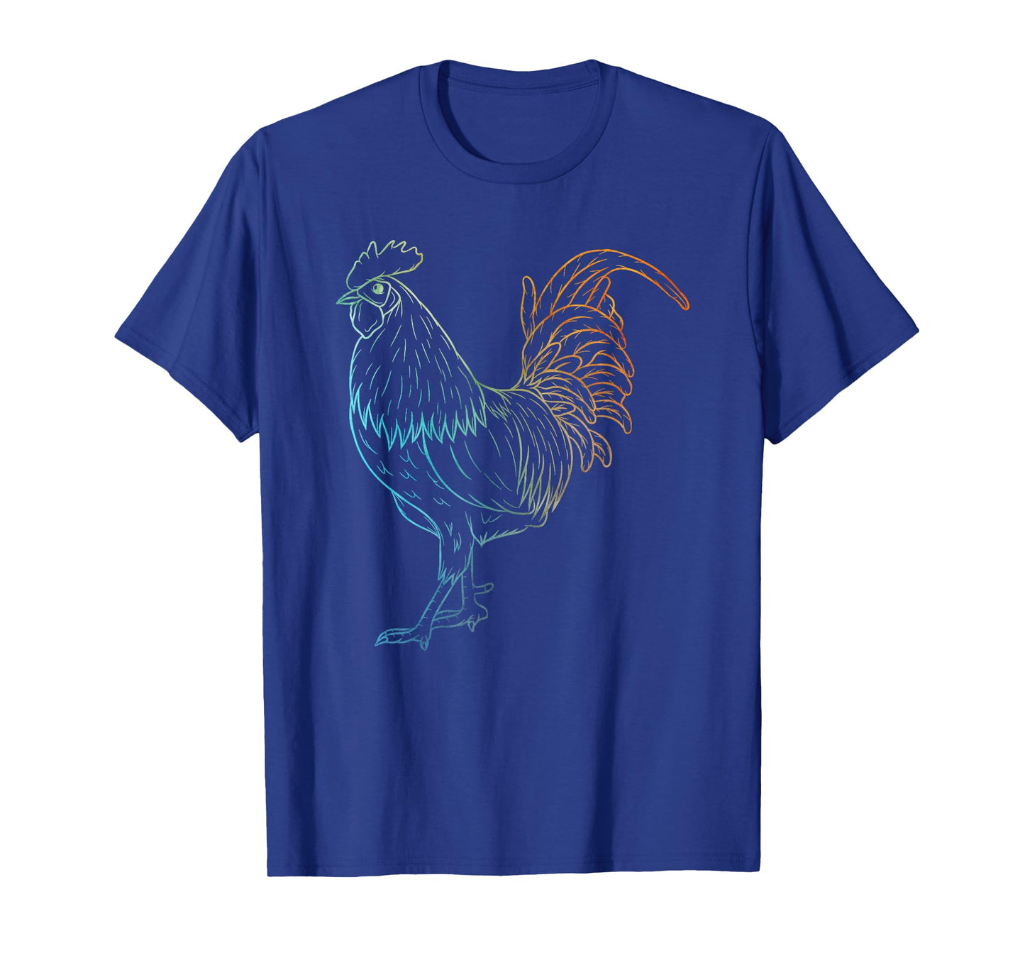 Chicken Art Colorful Rooster Funny Fowl Lovers Outfit T-Shirt