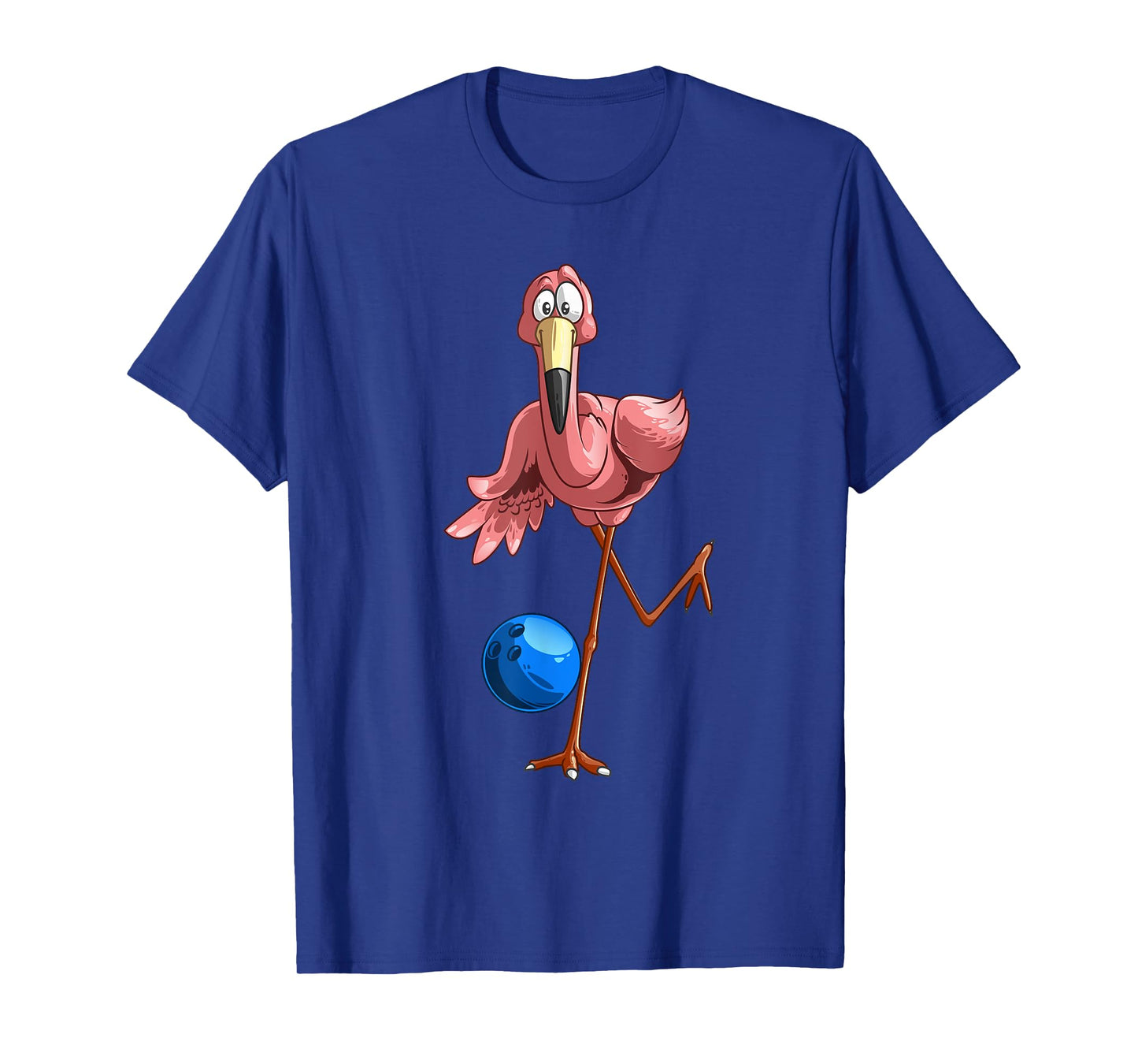 Cool Bowling Flamingo | Funny Shorebirds Lover Player Gift T-Shirt