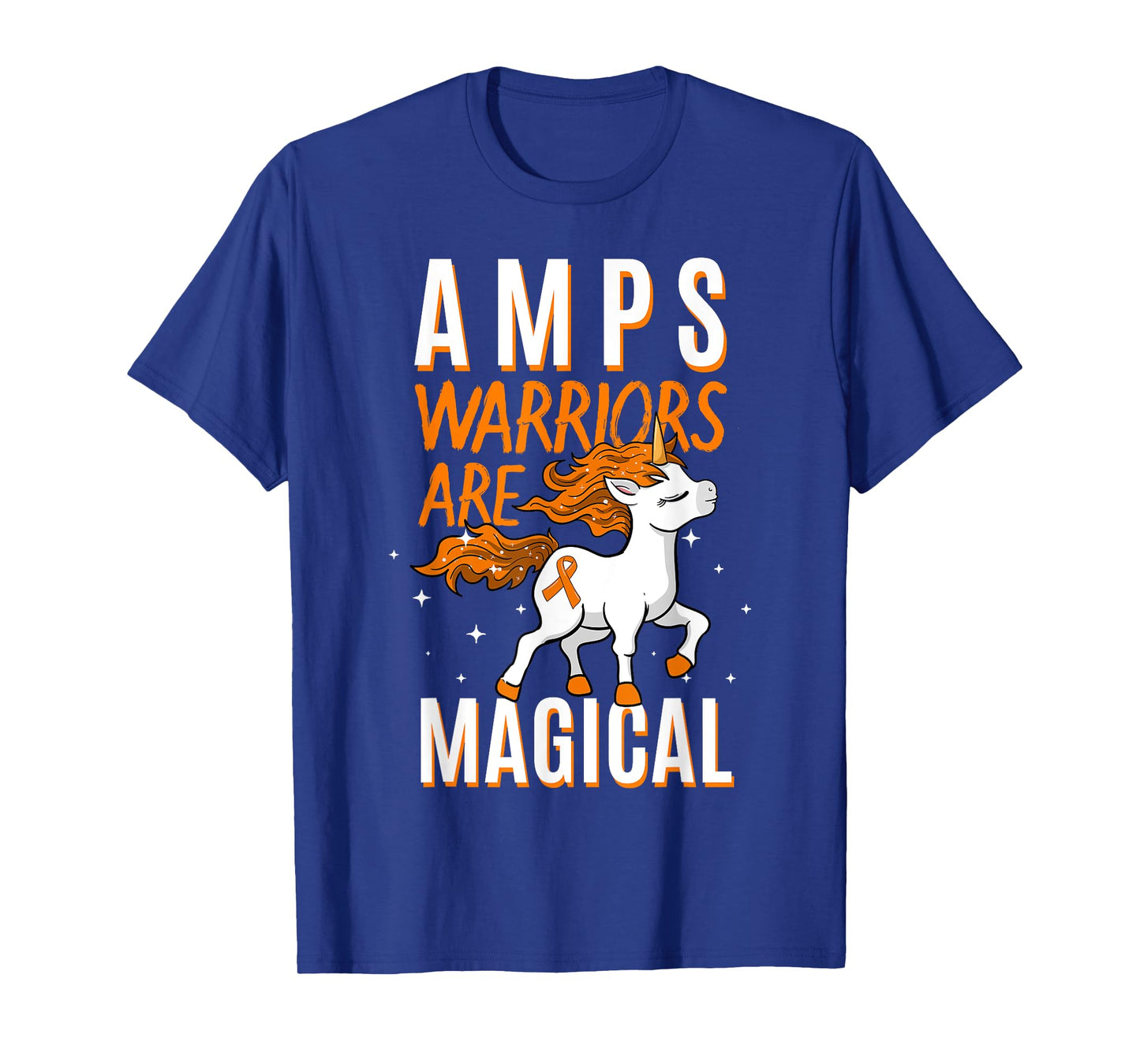 AMPS Warrior Amplified Pain Syndrome Awareness Unicorn Lover T-Shirt