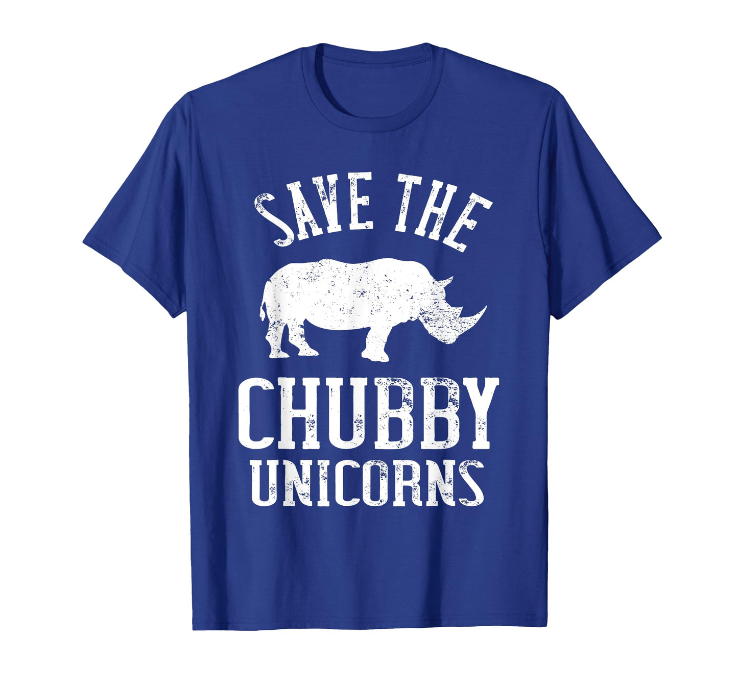 Save The Chubby Unicorns Animal Rights Rhinoceros Rhino T-Shirt