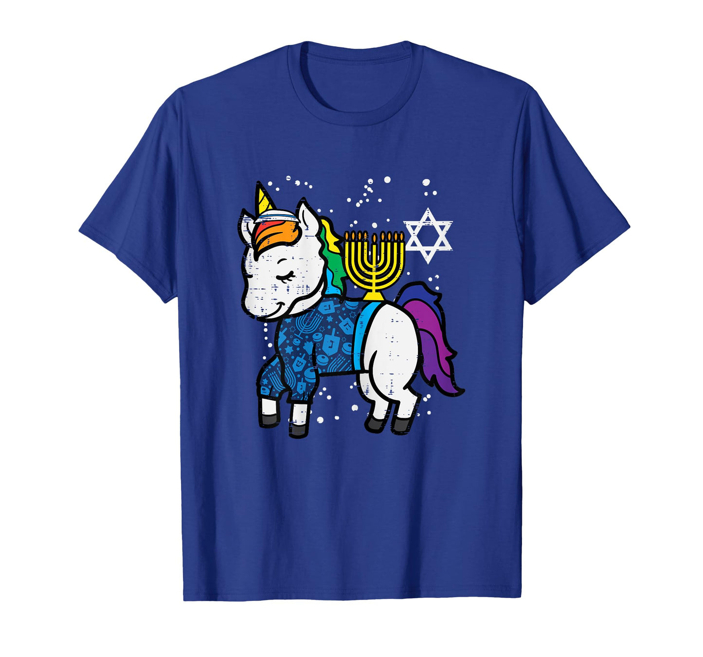 Jew Unicorn Hanukkah Chanukah Jewish Girls Kids Toddler T-Shirt