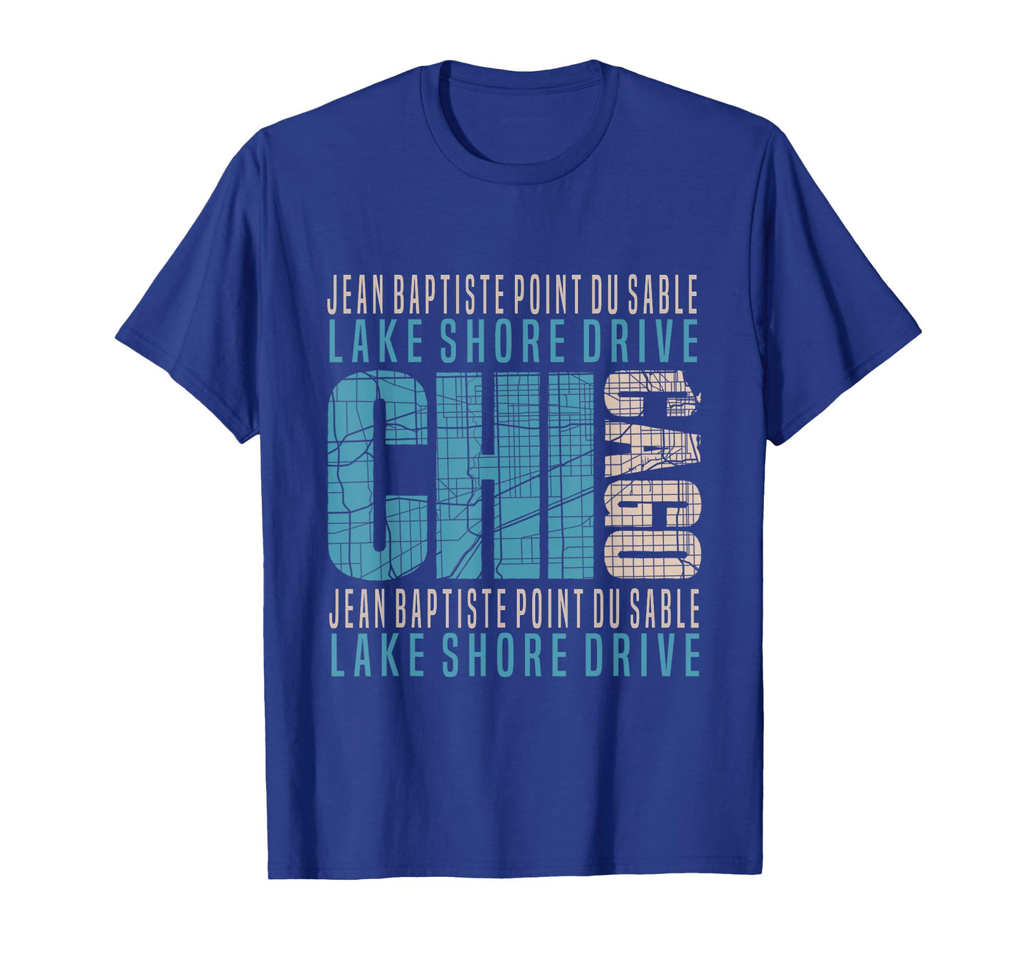 Chicago Jean Baptiste Point du Sable Lake Shore Drive T-Shirt