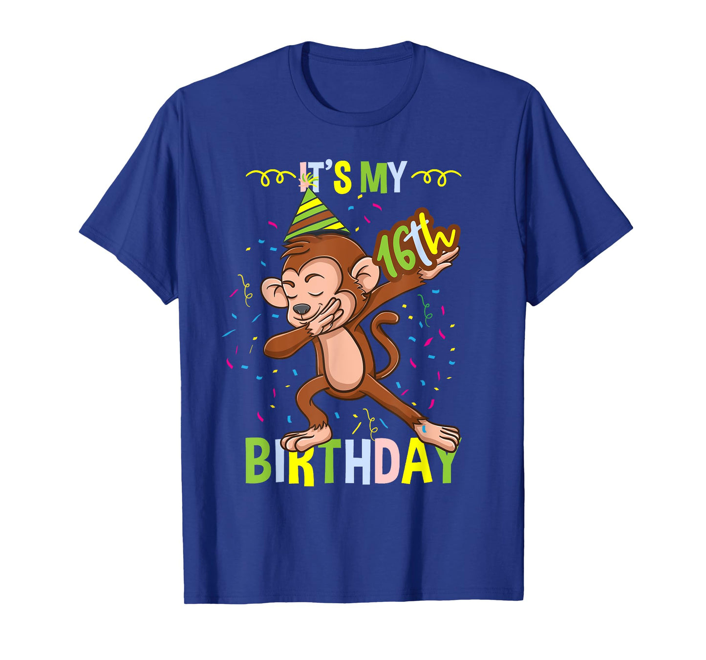 Its My 16th Birthday Monkey T-Shirt