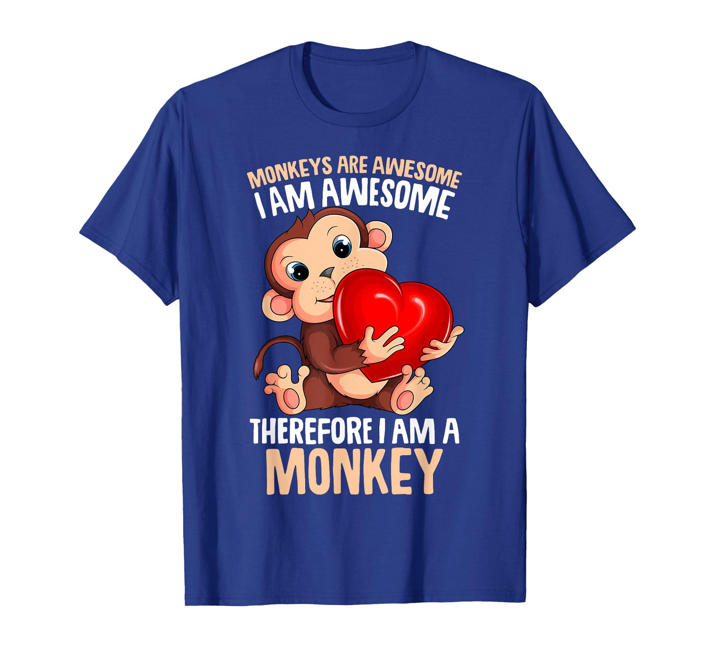 Monkeys Are Awesome Girls Kids Monkey T-Shirt