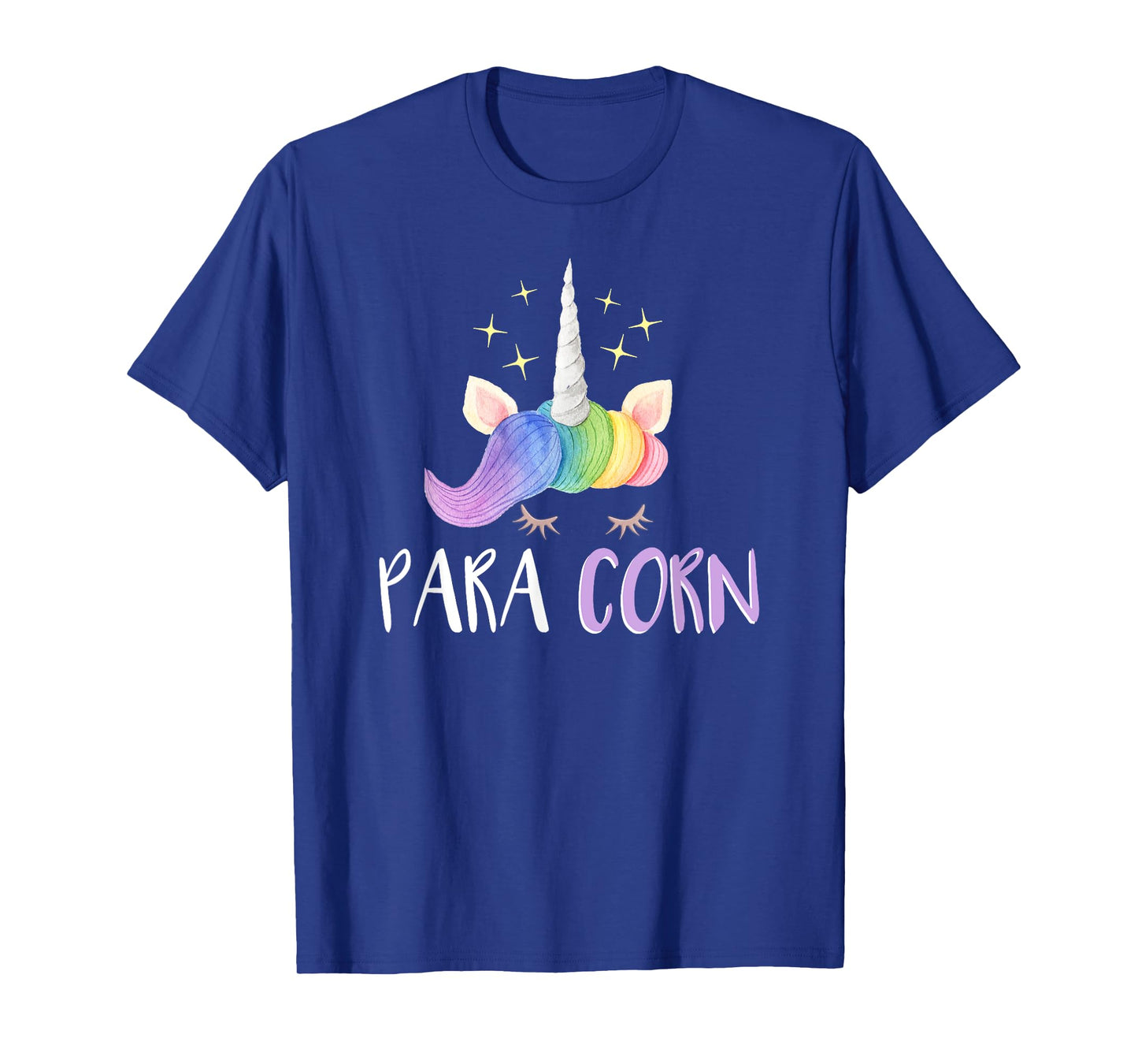 Paracorn Funny Unicorn Paraprofessional Teacher T-Shirt for Men Women