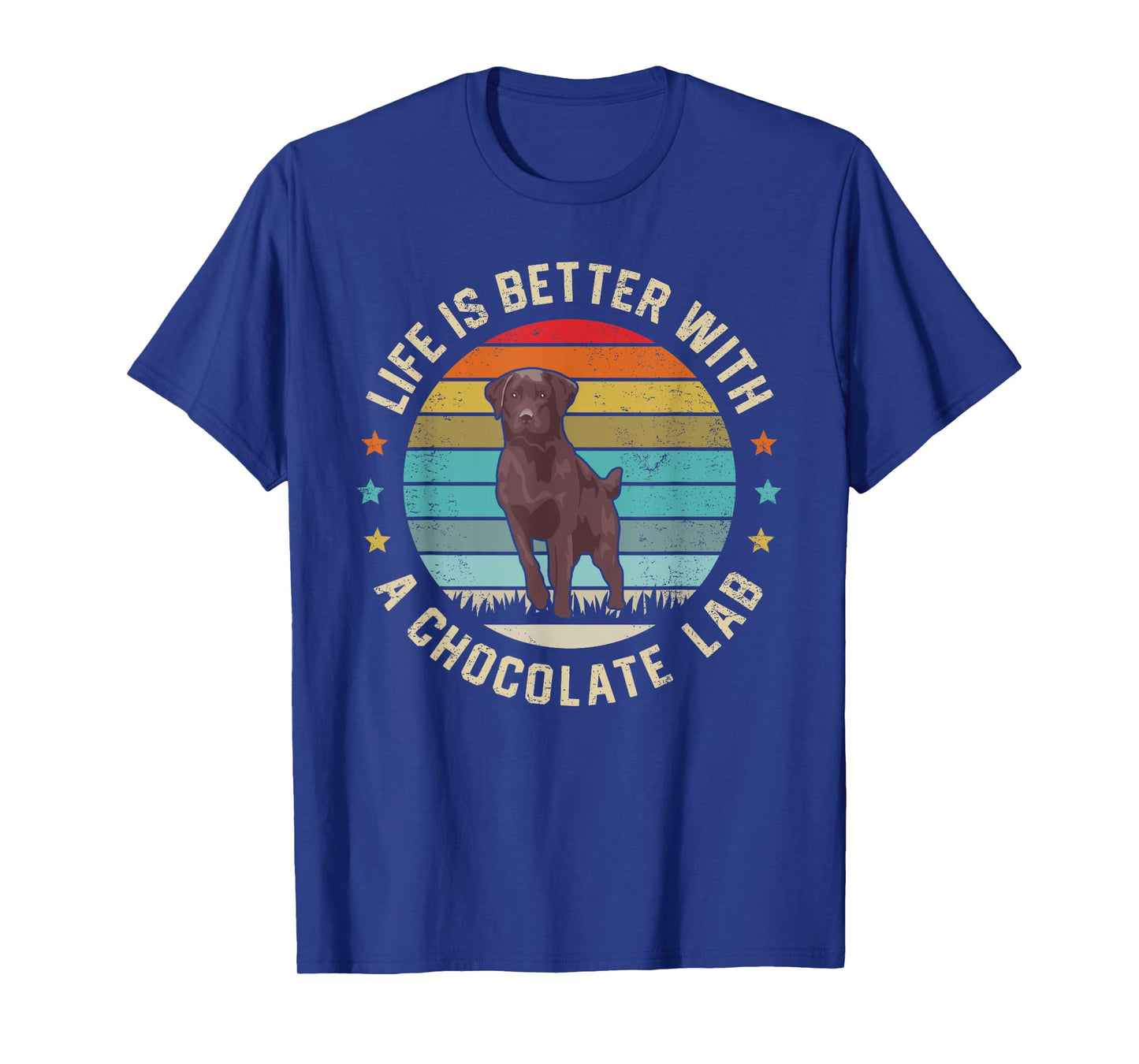 Chocolate Lab Dog Owner Dog Dad Mom Brown Labrador Retriever Men Women Kids T-Shirt