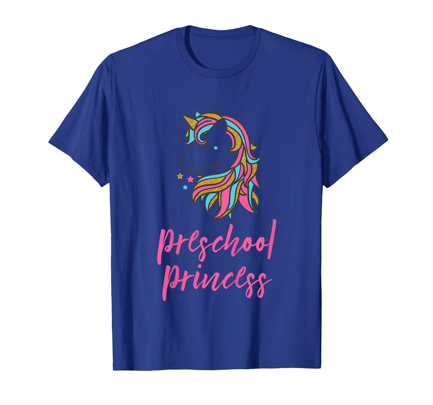 Kids Preschool Princess Unicorn Shirt for Girls, School Shirt