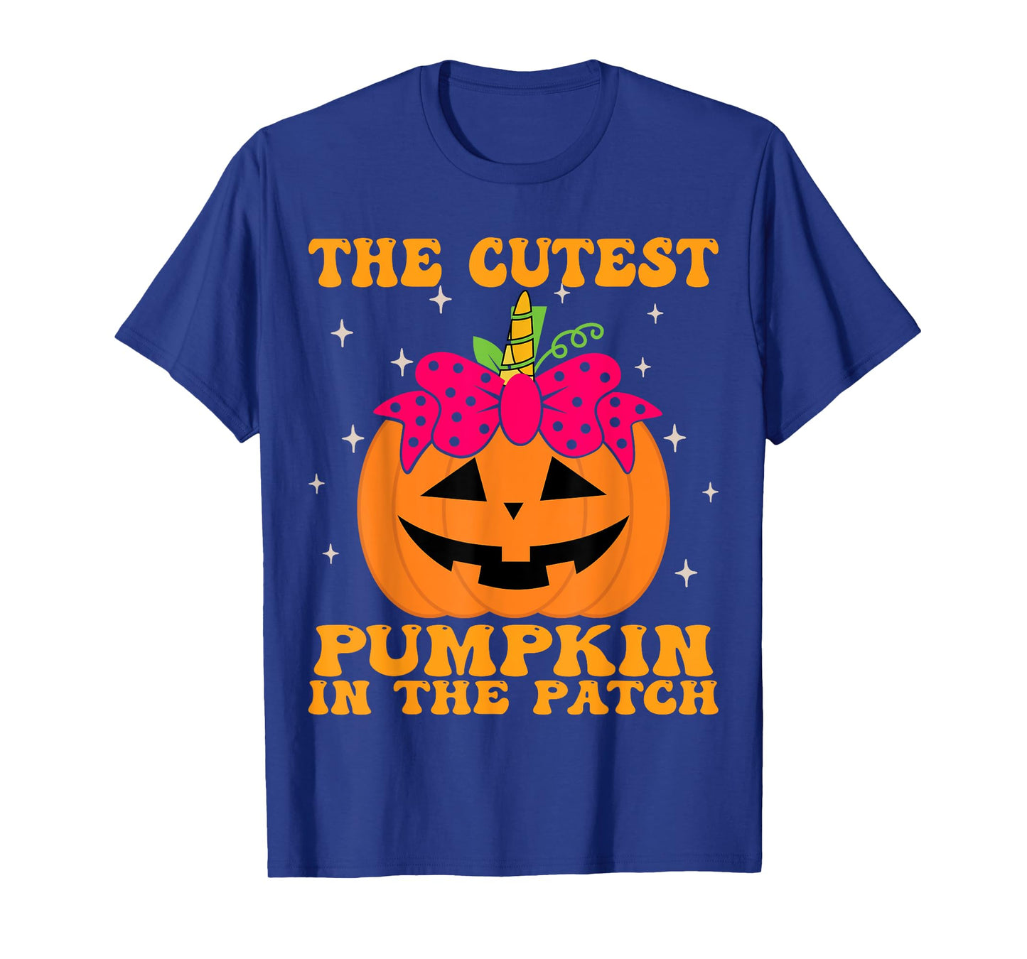 JackOLantern Halloween Pumpkin Unicorn Girl Toddler Kid Cute T-Shirt