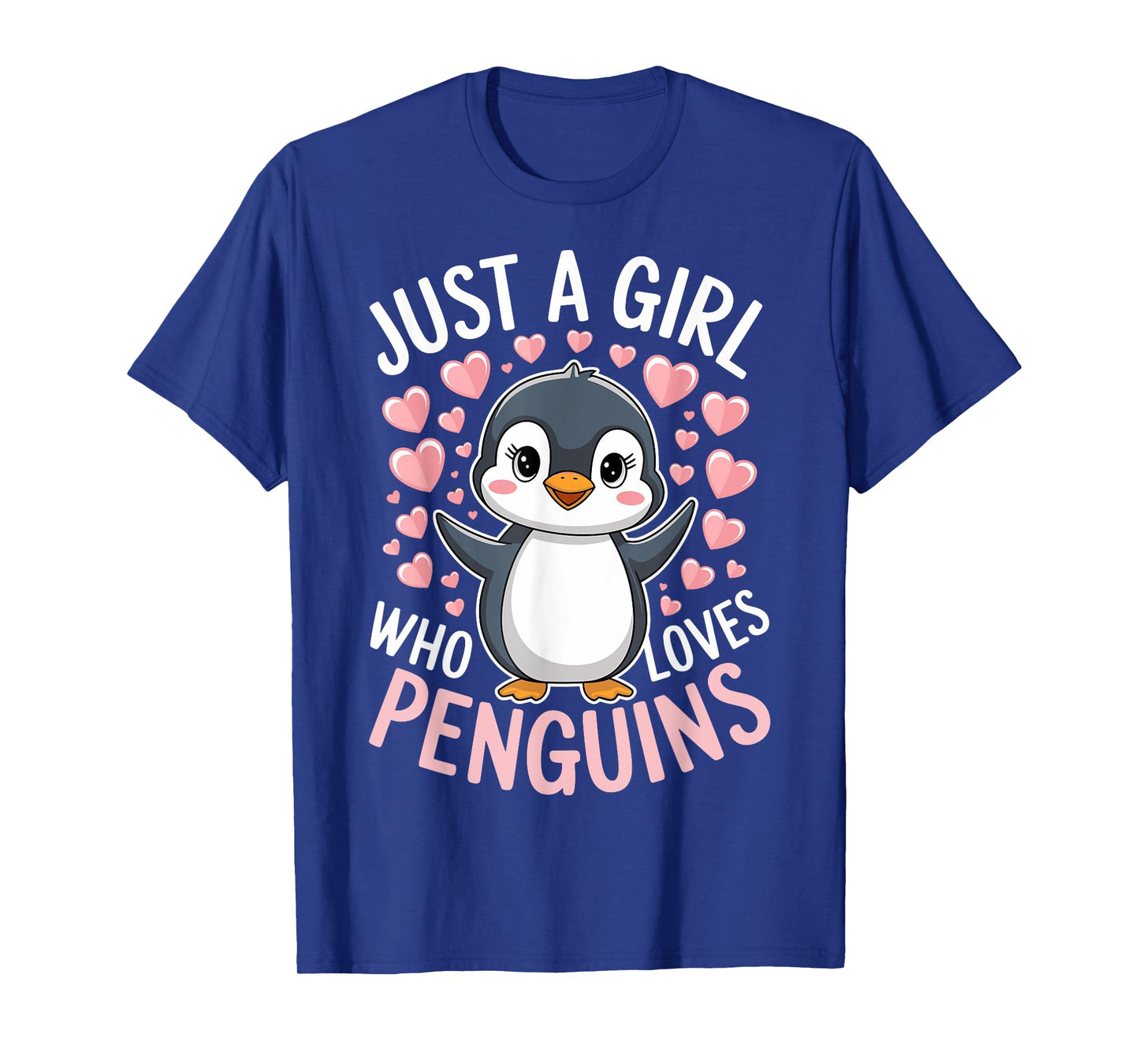 Penguins Animal Just A Girl Who Loves Penguin T-Shirt