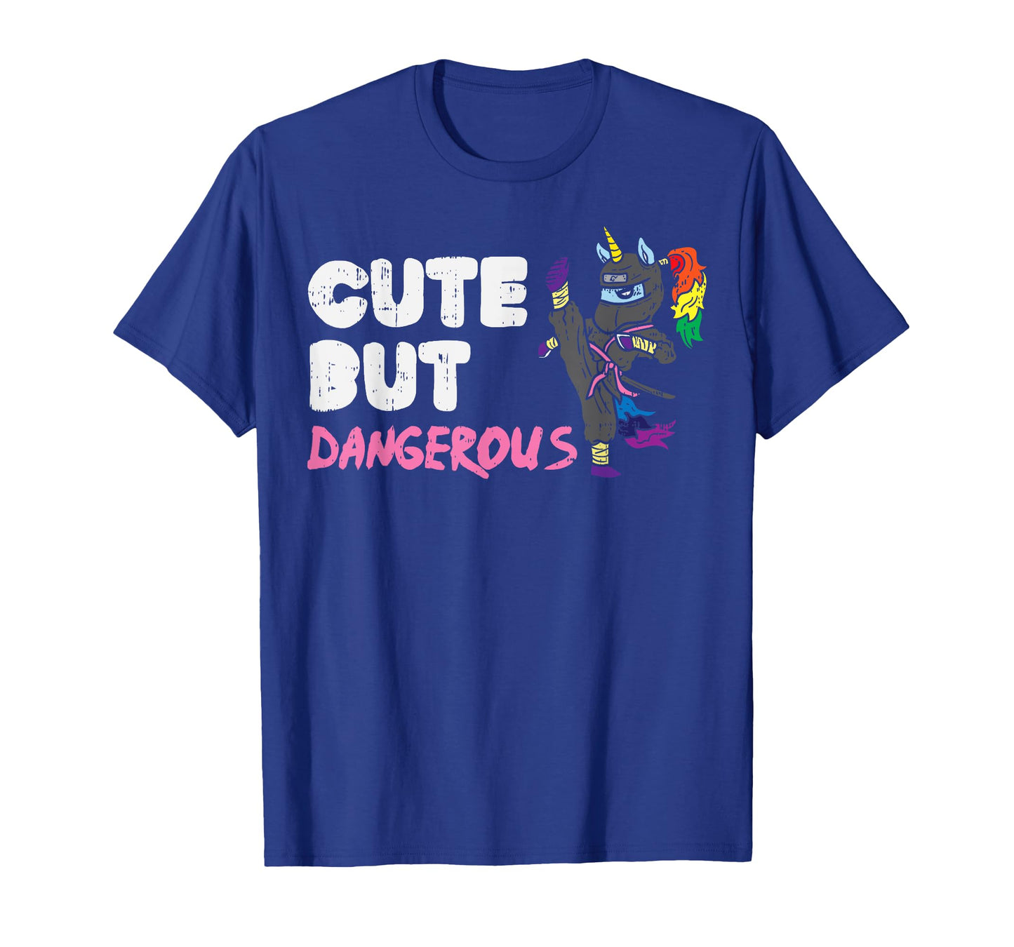 Karate Ninja Unicorn Cute Dangerous Martial Arts Girls Gift T-Shirt