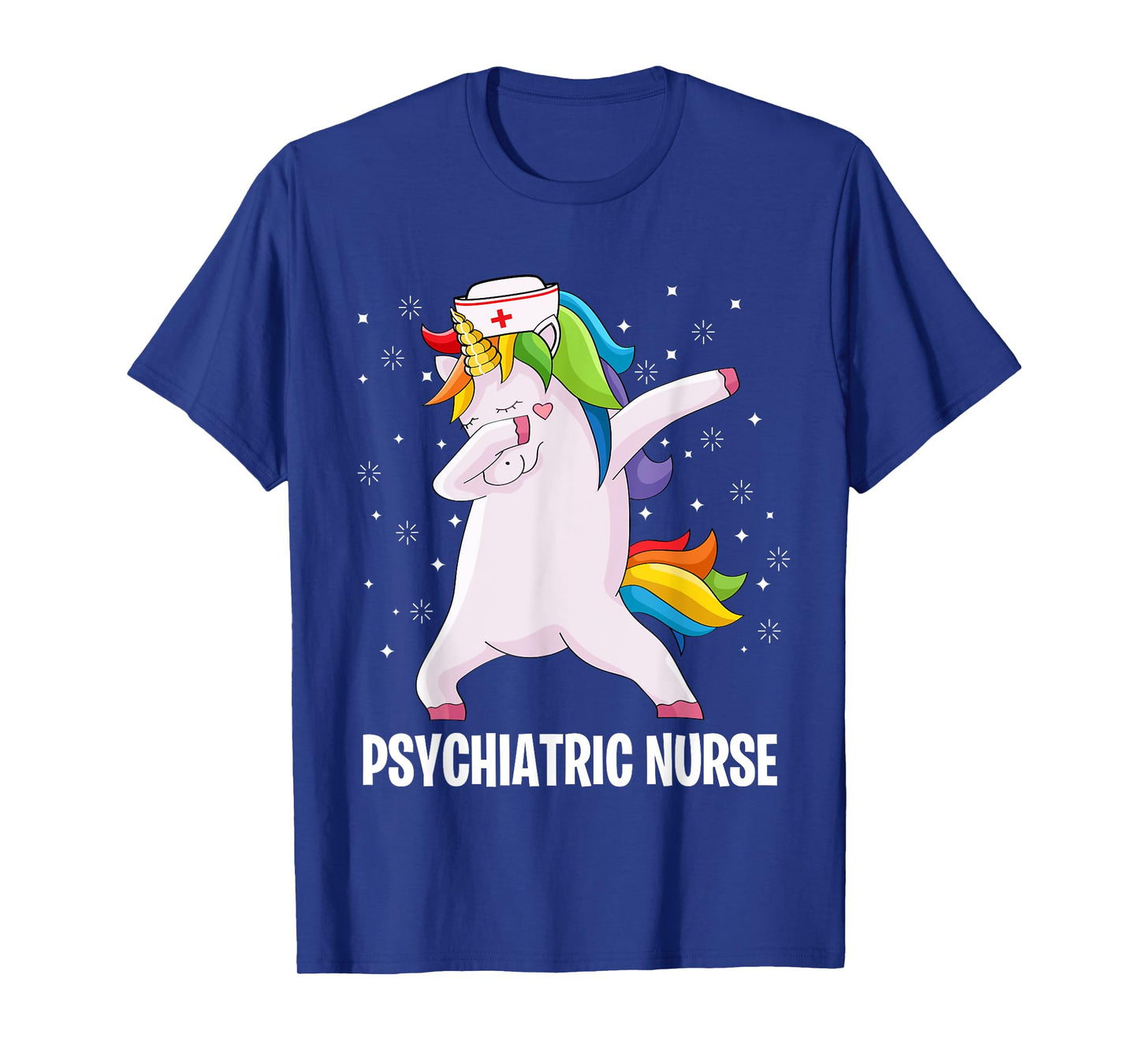 Psychiatric Nurse Dab Unicorn RN Mental Health Psych Nurse T-Shirt