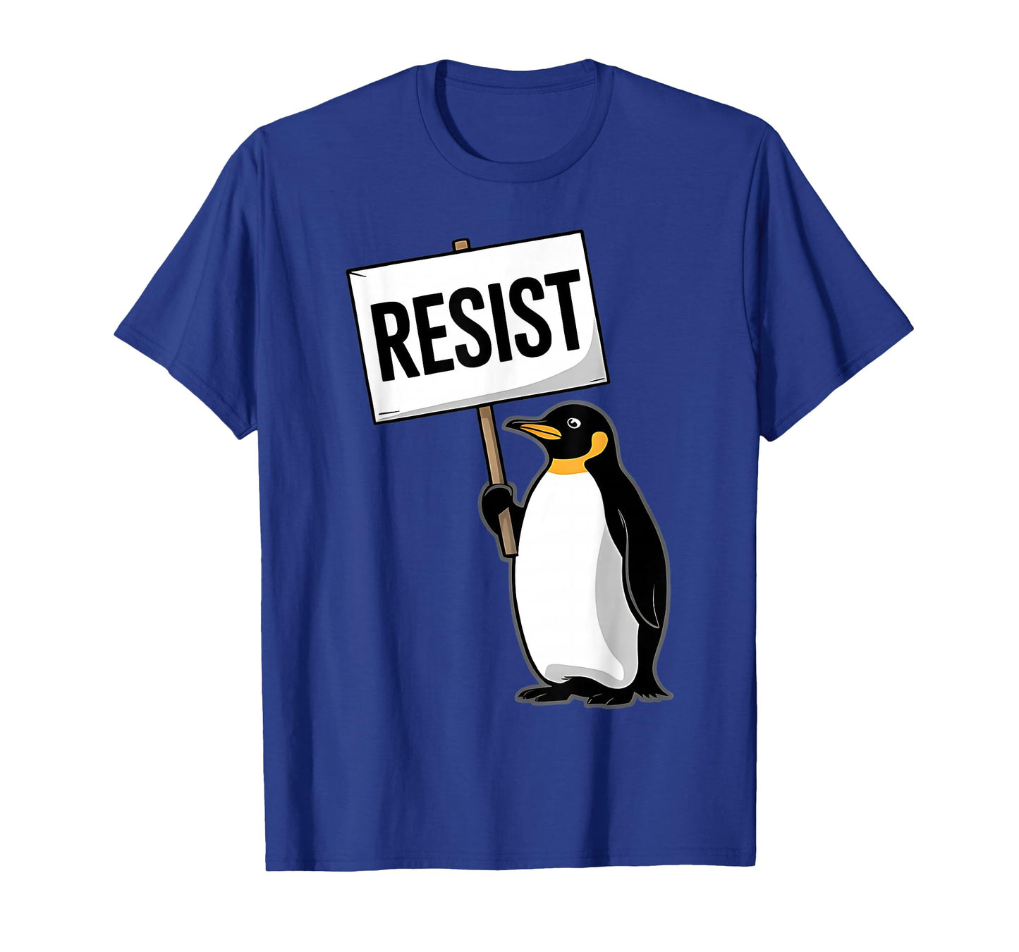 Penguins Against Tariff Funny Penguin No Tariffs Resist T-Shirt