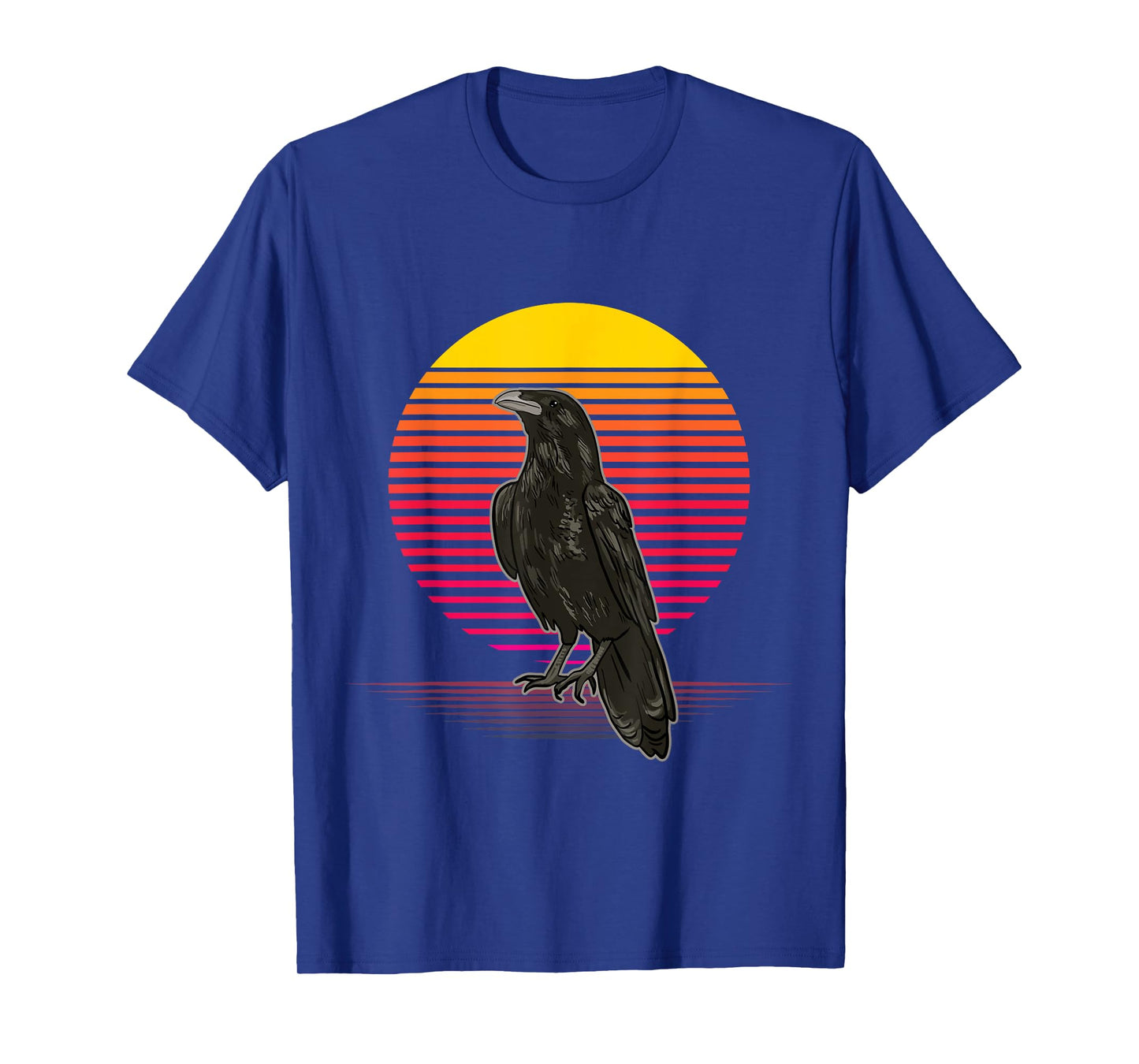 Crow Bird Vaporwave Style for Crow and Raven Lovers T-Shirt