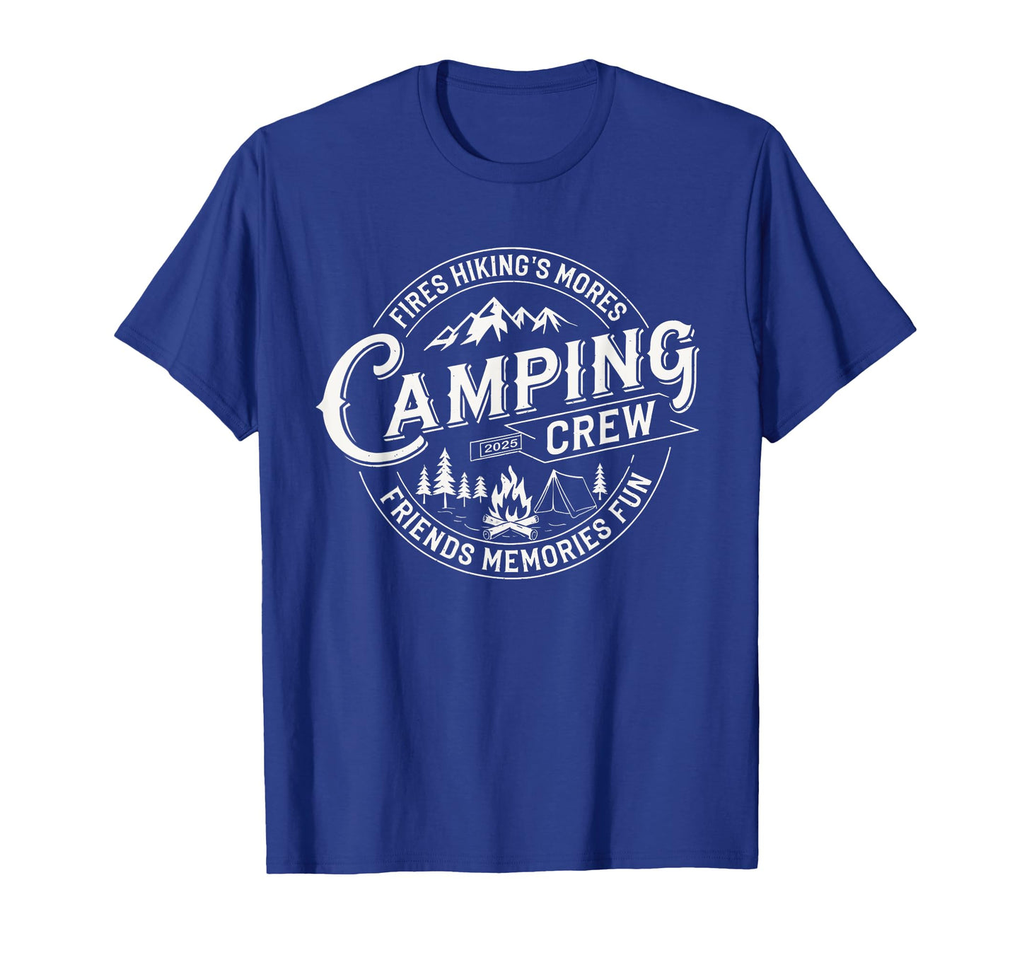 Camping Crew 2025 Matching for Family Camper Kid Girl Boy T-Shirt