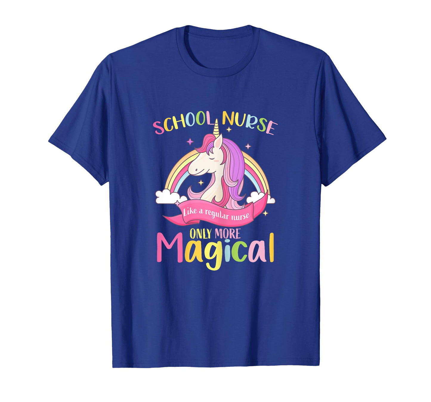 Cute School Nurse Unicorn Magical, Back To School T-Shirt