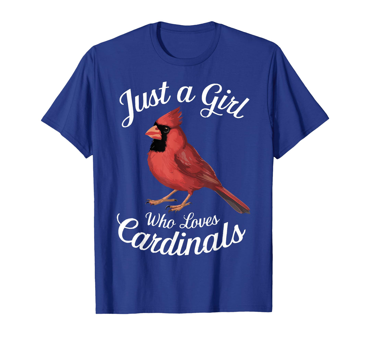 Just a Girl Who Loves Cardinals Cute Cardinal Bird T-Shirt