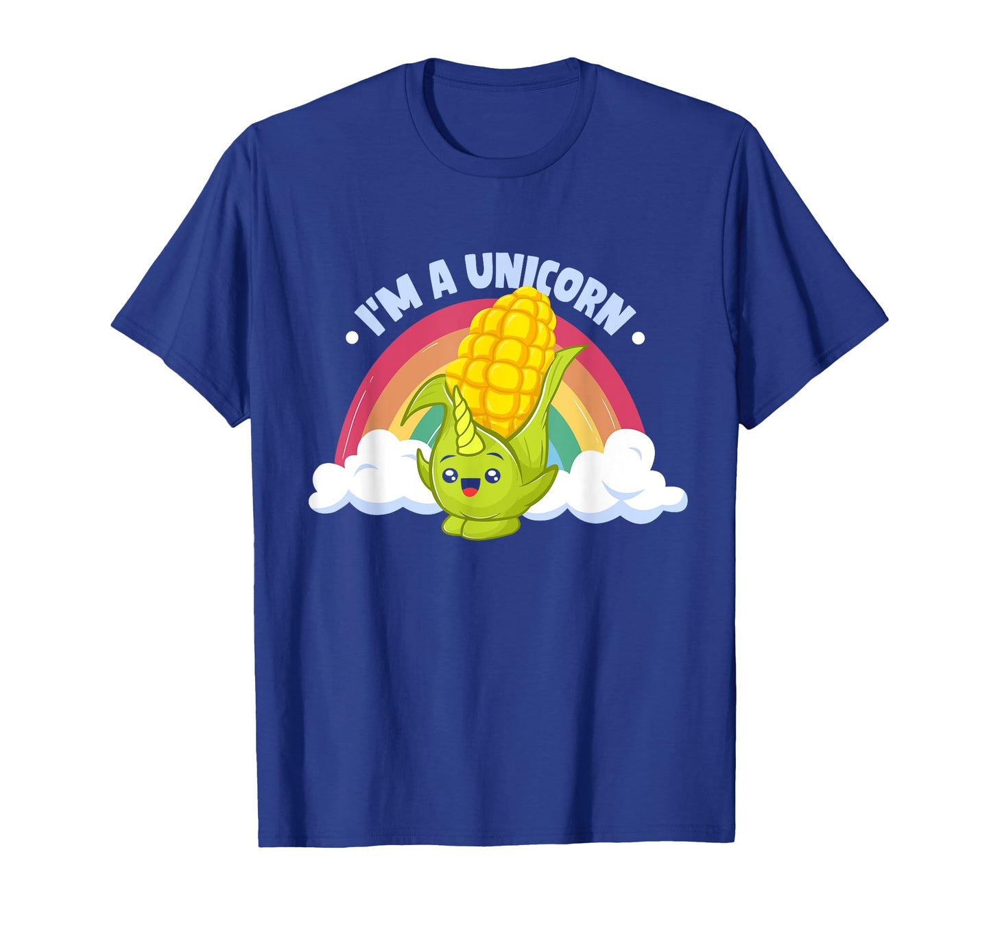 Maize Toddler Farming Corn Kids Crop I'm A Unicorn T-Shirt
