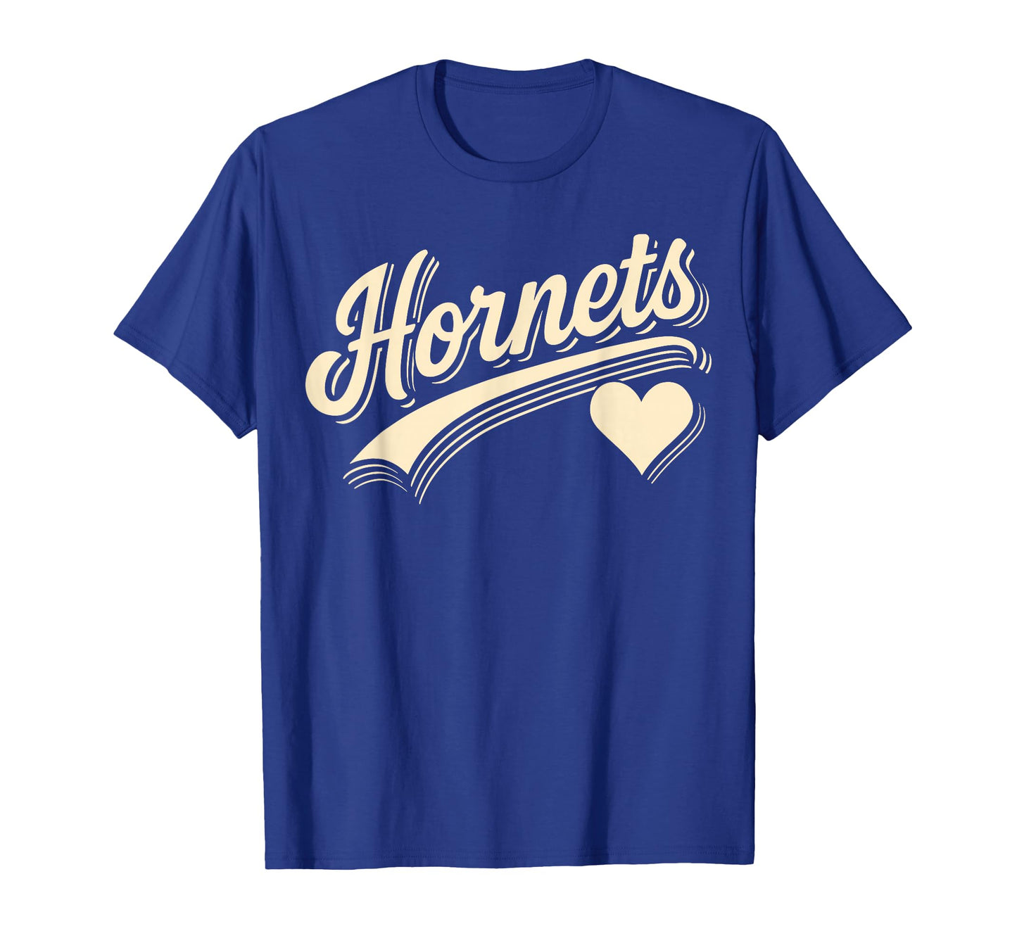Vintage Hornets Heart Name Gift for Men Women Kid Boy Girl T-Shirt