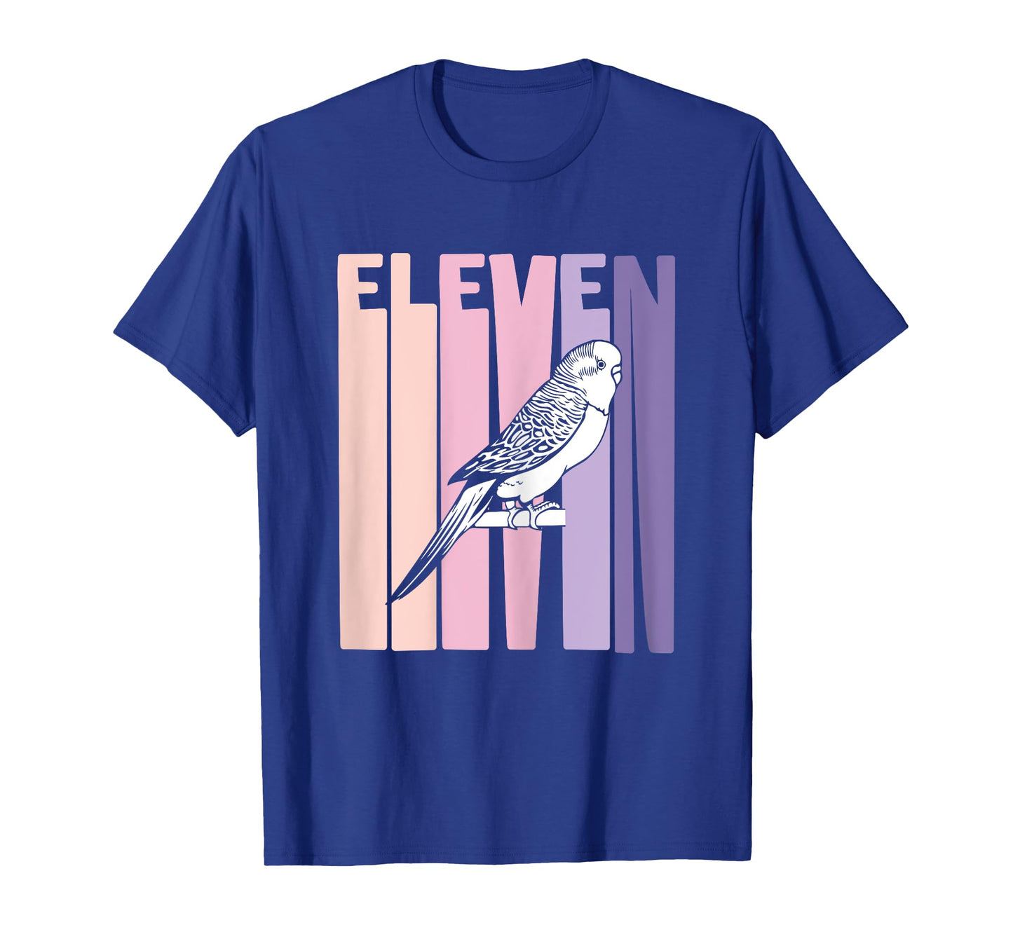11 Year Old Budgie Parakeet Lover Birthday Girl 11th B-Day T-Shirt