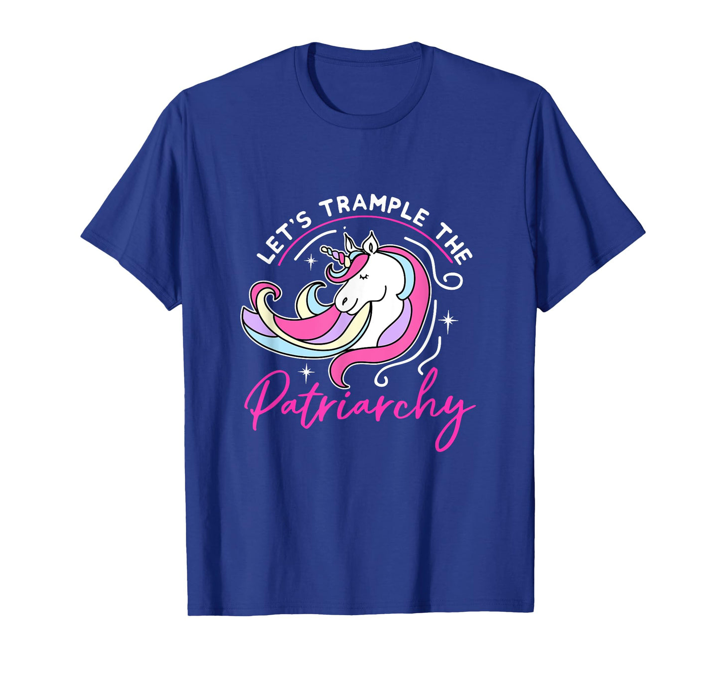 Trample The Patriarchy Funny Feminist Unicorn Social Justice T-Shirt