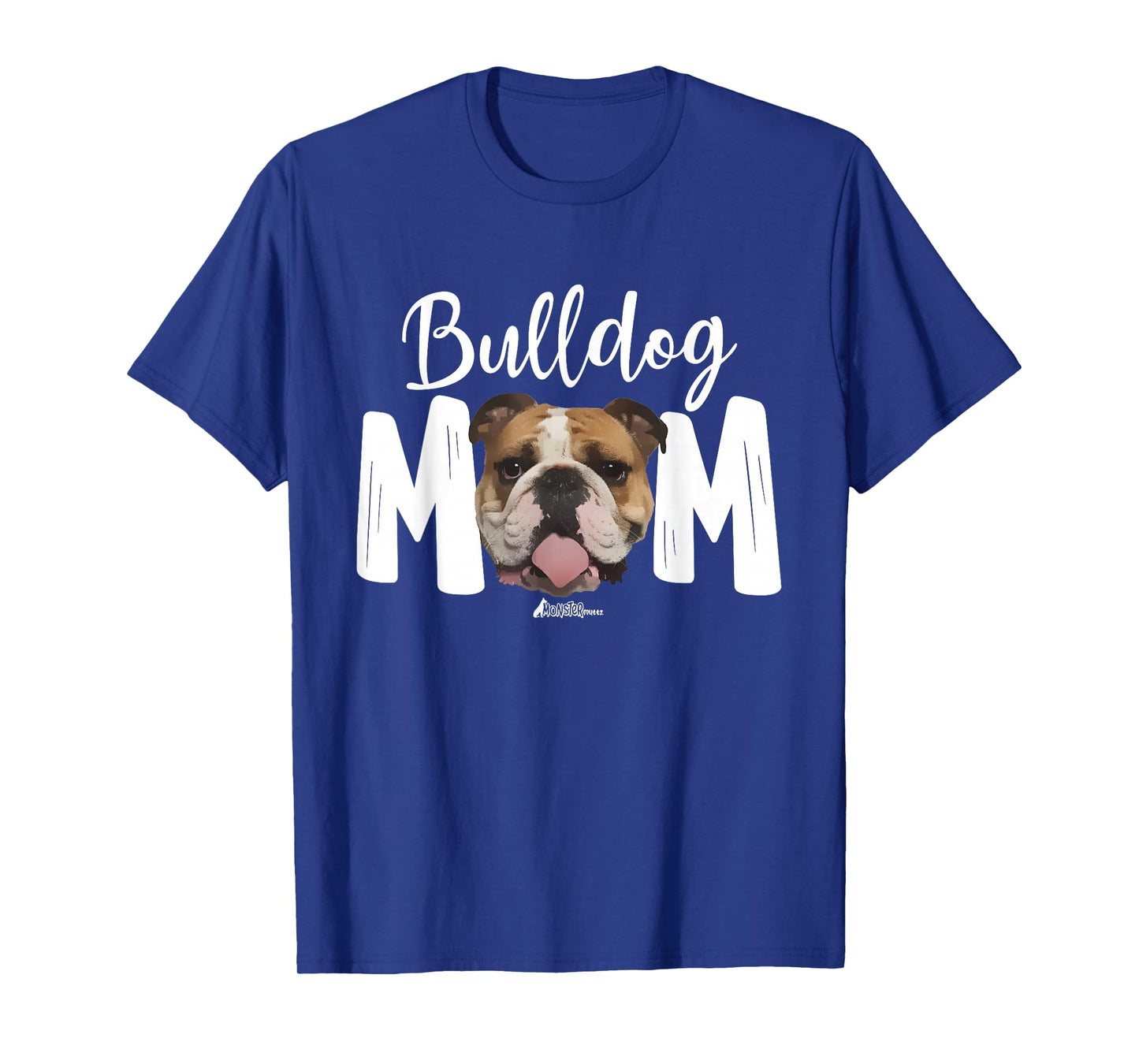 Cute English Bulldog Mom Top Funny Dog Walking For Women T-Shirt
