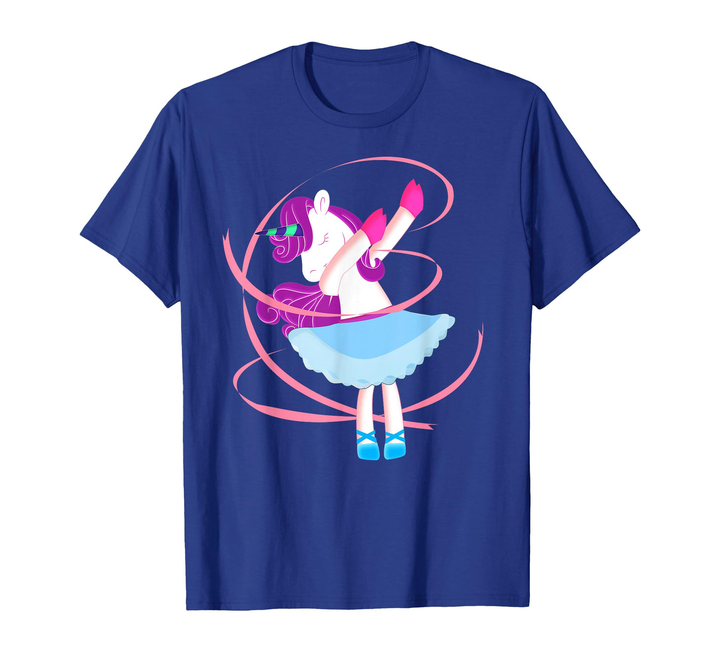 Dabbing Unicorn Shirt - Funny Unicorn Ballerina Dab T-Shirt T-Shirt