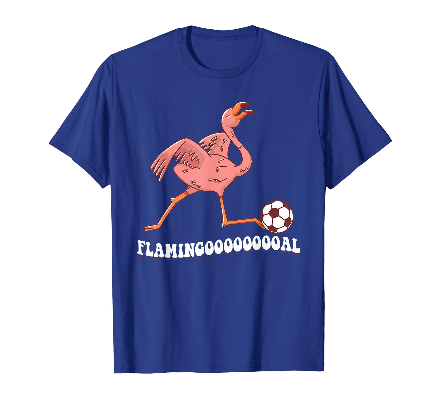 Flamingooooal Flamingo Soccer Ball T-Shirt