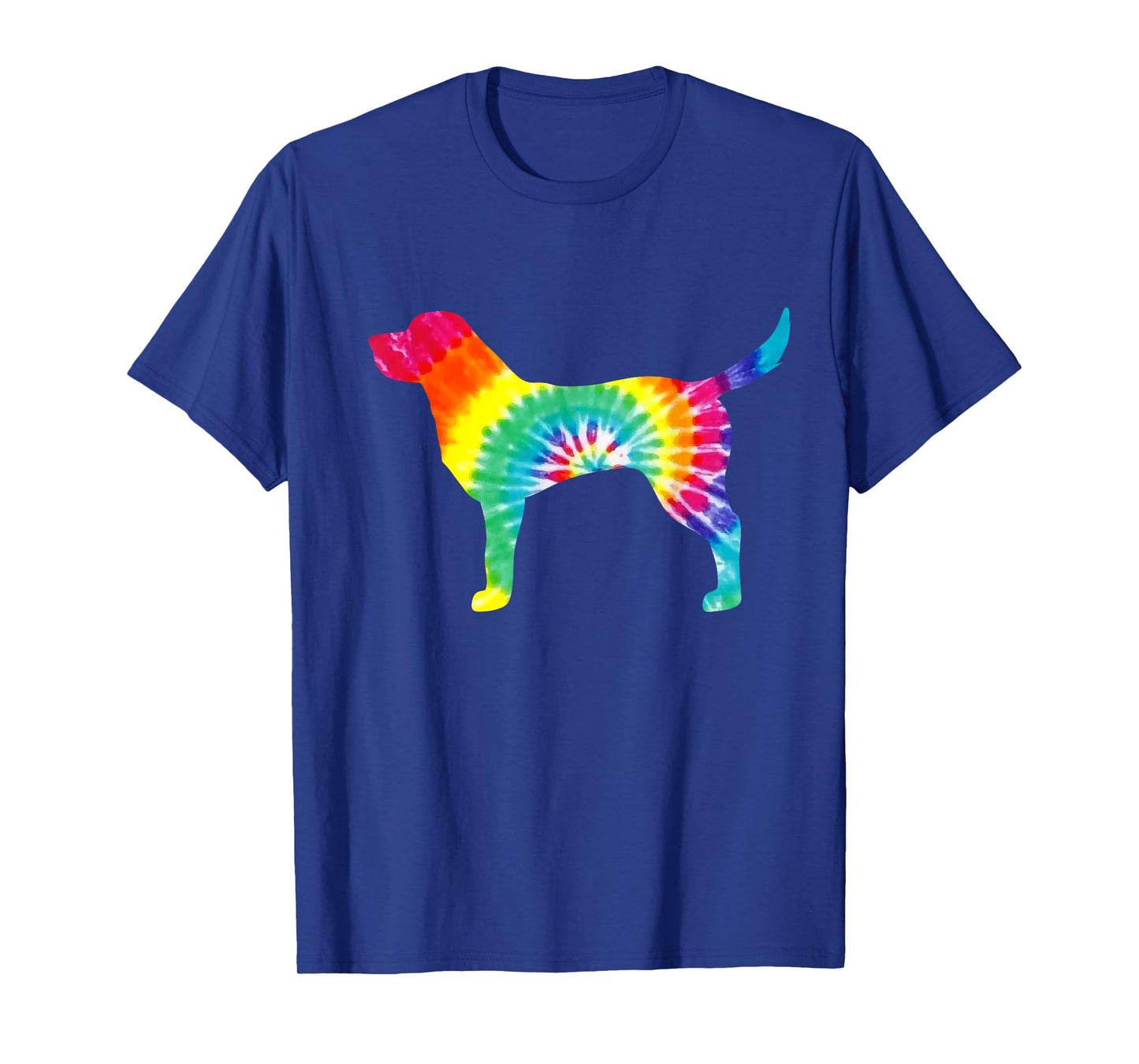 Tie Dye Dog Shirt Hippie Labrador Retro T-shirt Puppy Gift T-Shirt